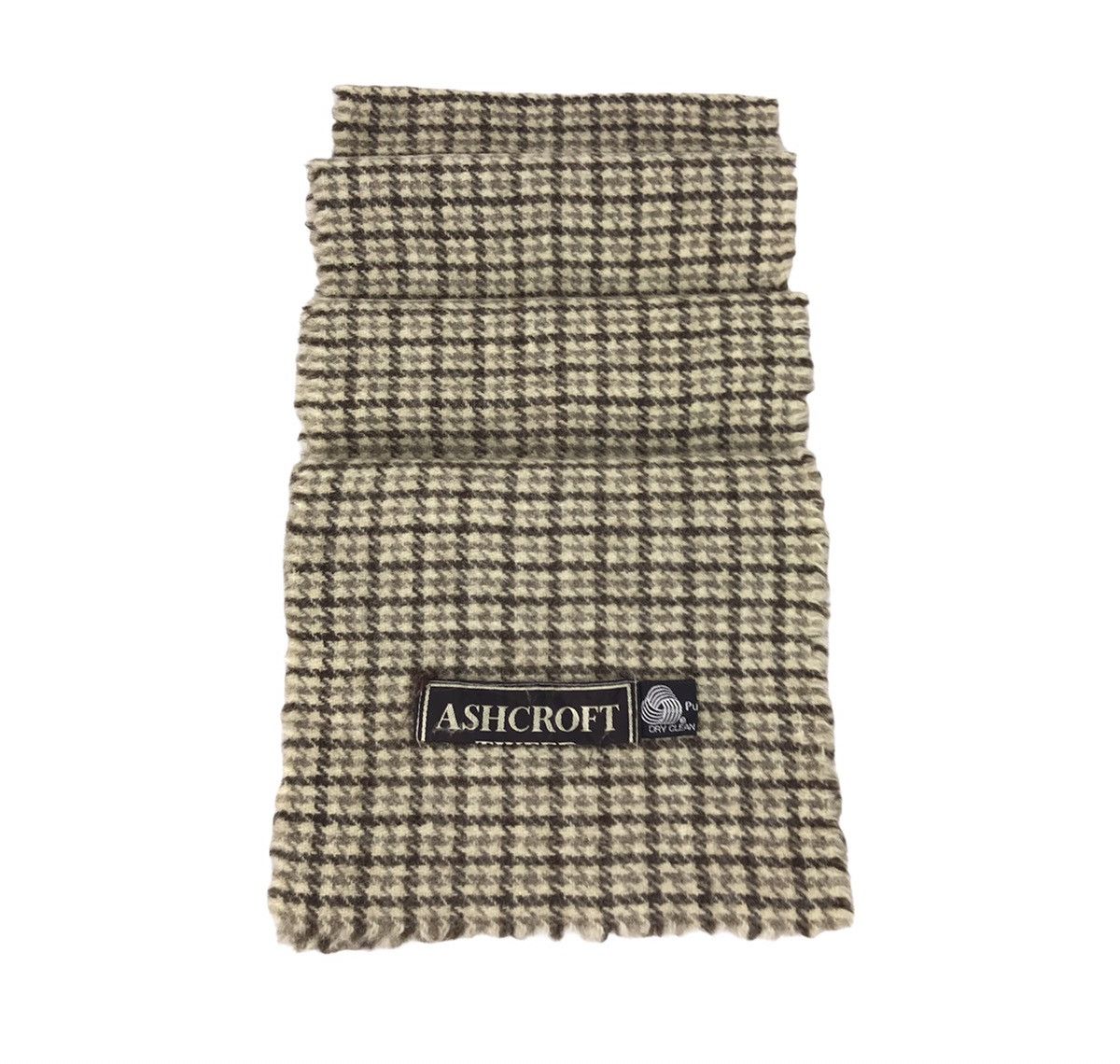 Designer × Vintage Vintage Ashcroft Plaid Checked Muffler Scarf Luxury Size ONE SIZE - 1 Thumbnail