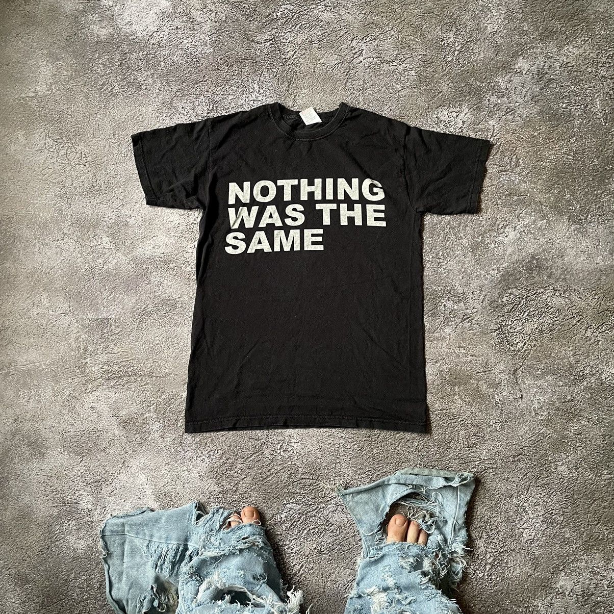 image of Humor x Vintage Y2K Adult “Nothing Was The Same “ Funny Buytee in Black, Men's (Size Small)