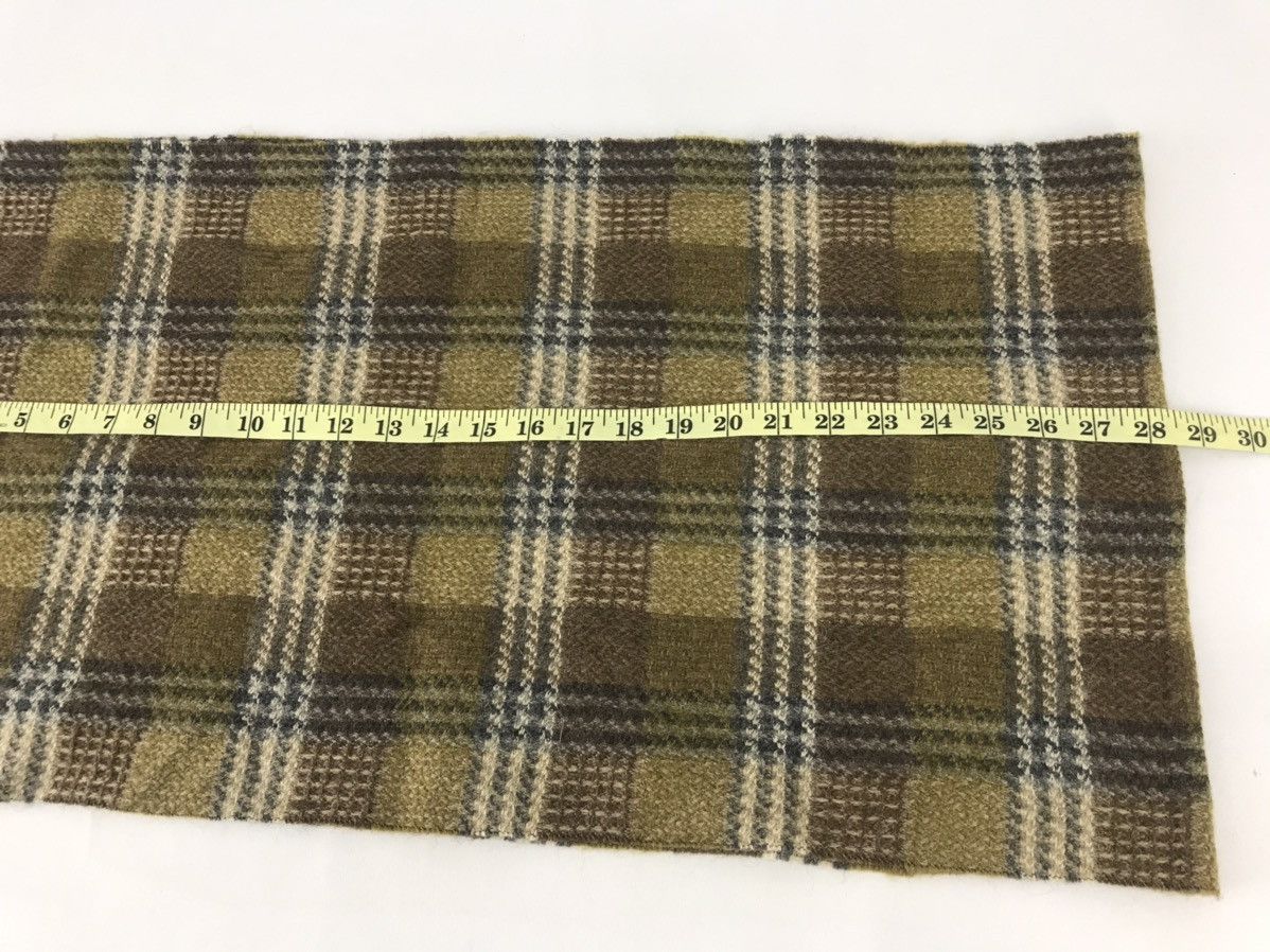 Designer × Trussardi Vintage Trussardi Plaid Checked Muffler Scarf Luxury Size ONE SIZE - 4 Thumbnail