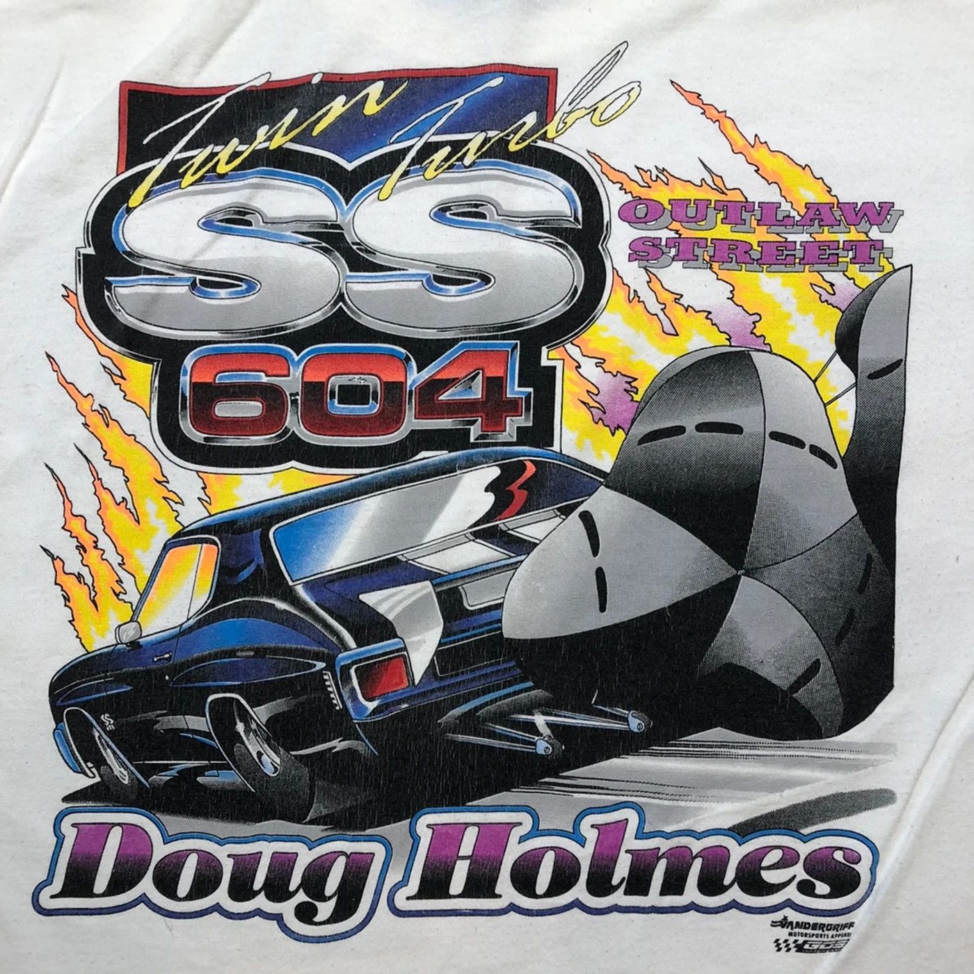 NASCAR Vintage Y2K Doug Holmes NASCAR T Shirt XL Racing Graphic Tee Size US XL / EU 56 / 4 - 7 Thumbnail