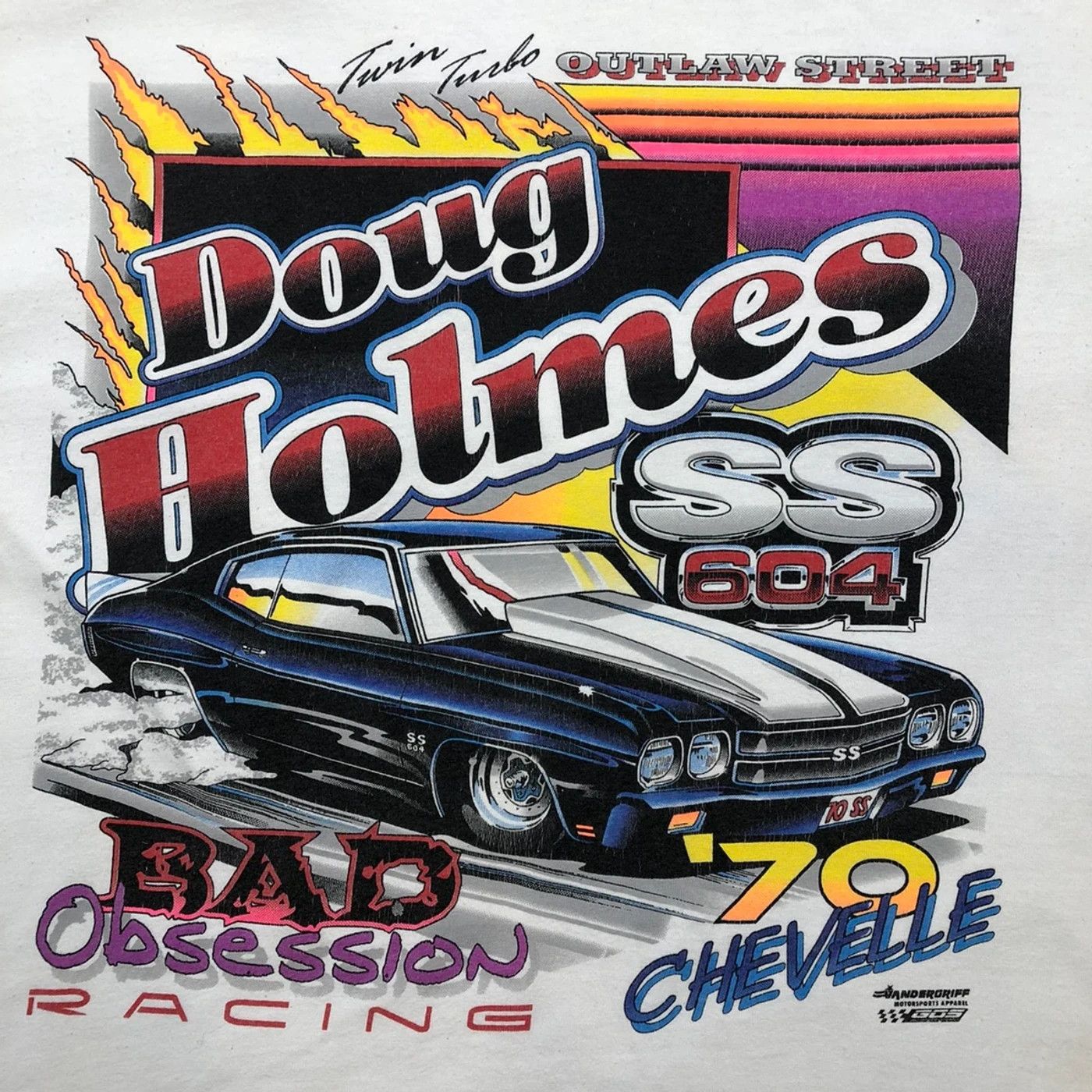 NASCAR Vintage Y2K Doug Holmes NASCAR T Shirt XL Racing Graphic Tee Size US XL / EU 56 / 4 - 2 Thumbnail