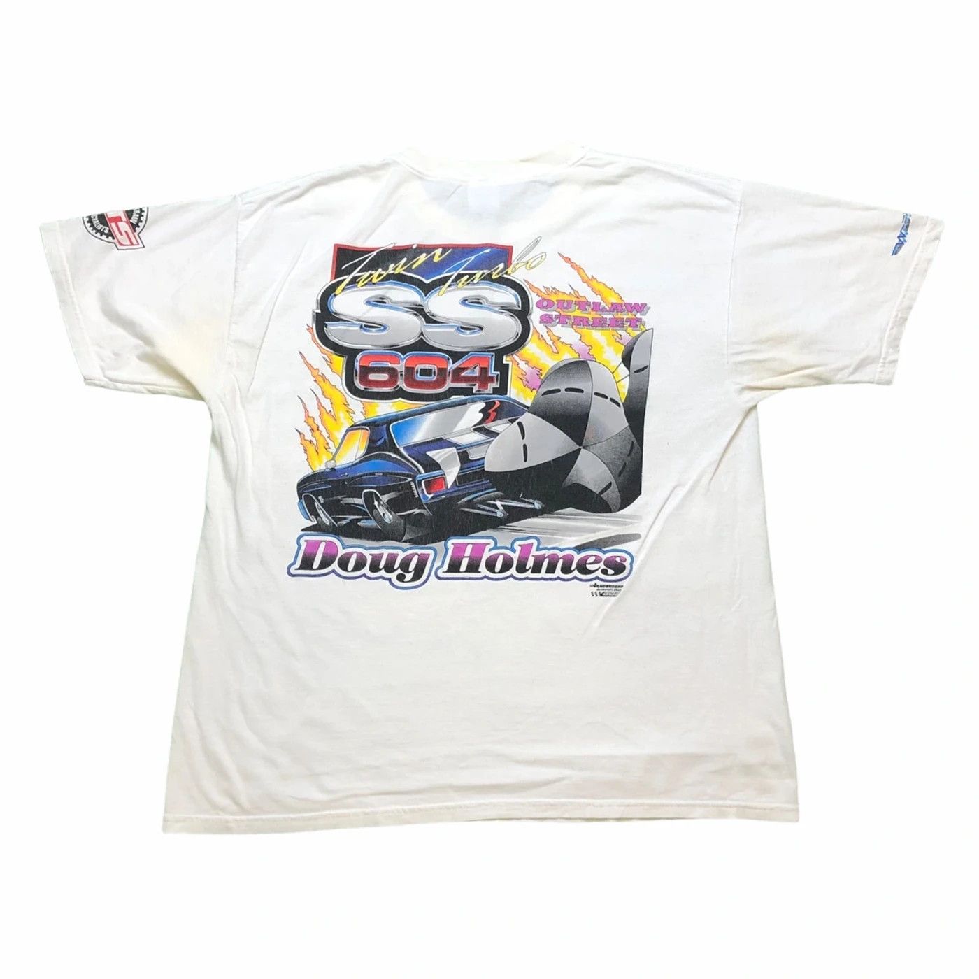 NASCAR Vintage Y2K Doug Holmes NASCAR T Shirt XL Racing Graphic Tee Size US XL / EU 56 / 4 - 6 Thumbnail