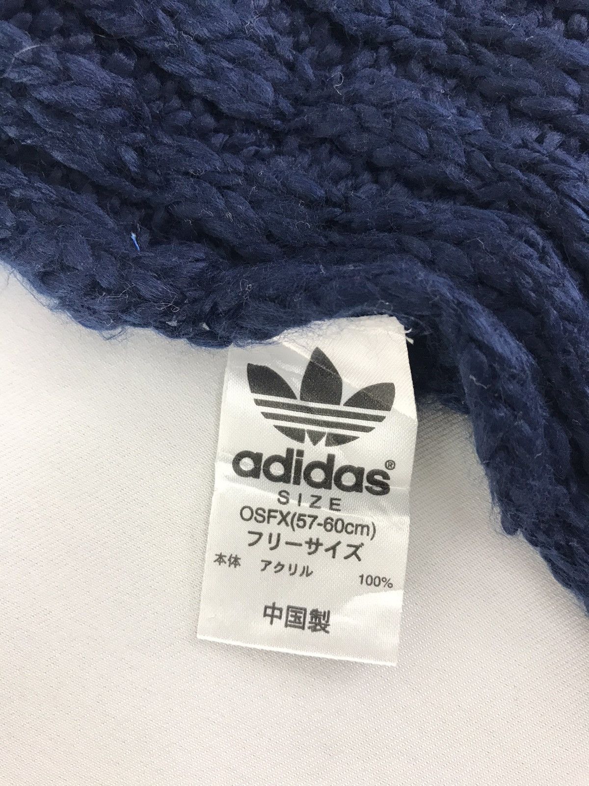 Adidas × Vintage Vintage Adidas Woven Wool Muffler Scarf Luxury Size ONE SIZE - 4 Thumbnail