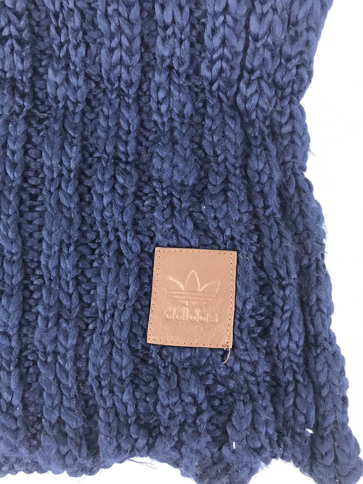 Adidas × Vintage Vintage Adidas Woven Wool Muffler Scarf Luxury Size ONE SIZE - 3 Thumbnail