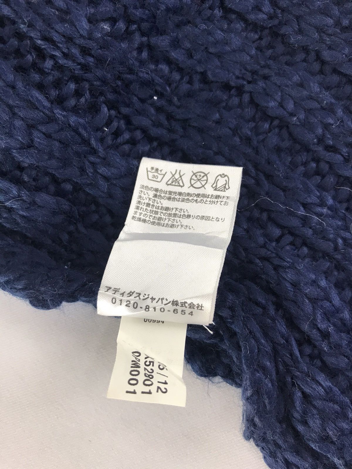 Adidas × Vintage Vintage Adidas Woven Wool Muffler Scarf Luxury Size ONE SIZE - 5 Thumbnail
