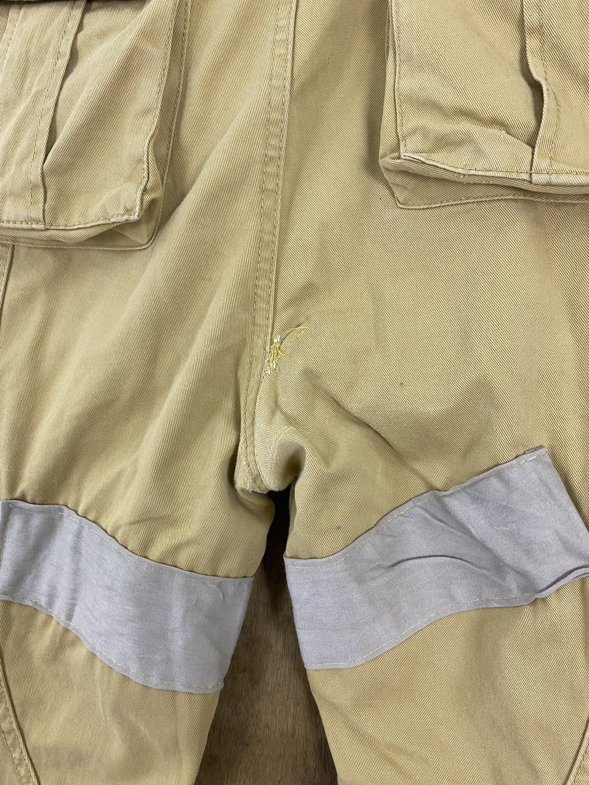 Japanese Brand DL Matchstick Reconstructed Patchwork Cargo Pants #W1779DL Size US 35 - 18 Thumbnail