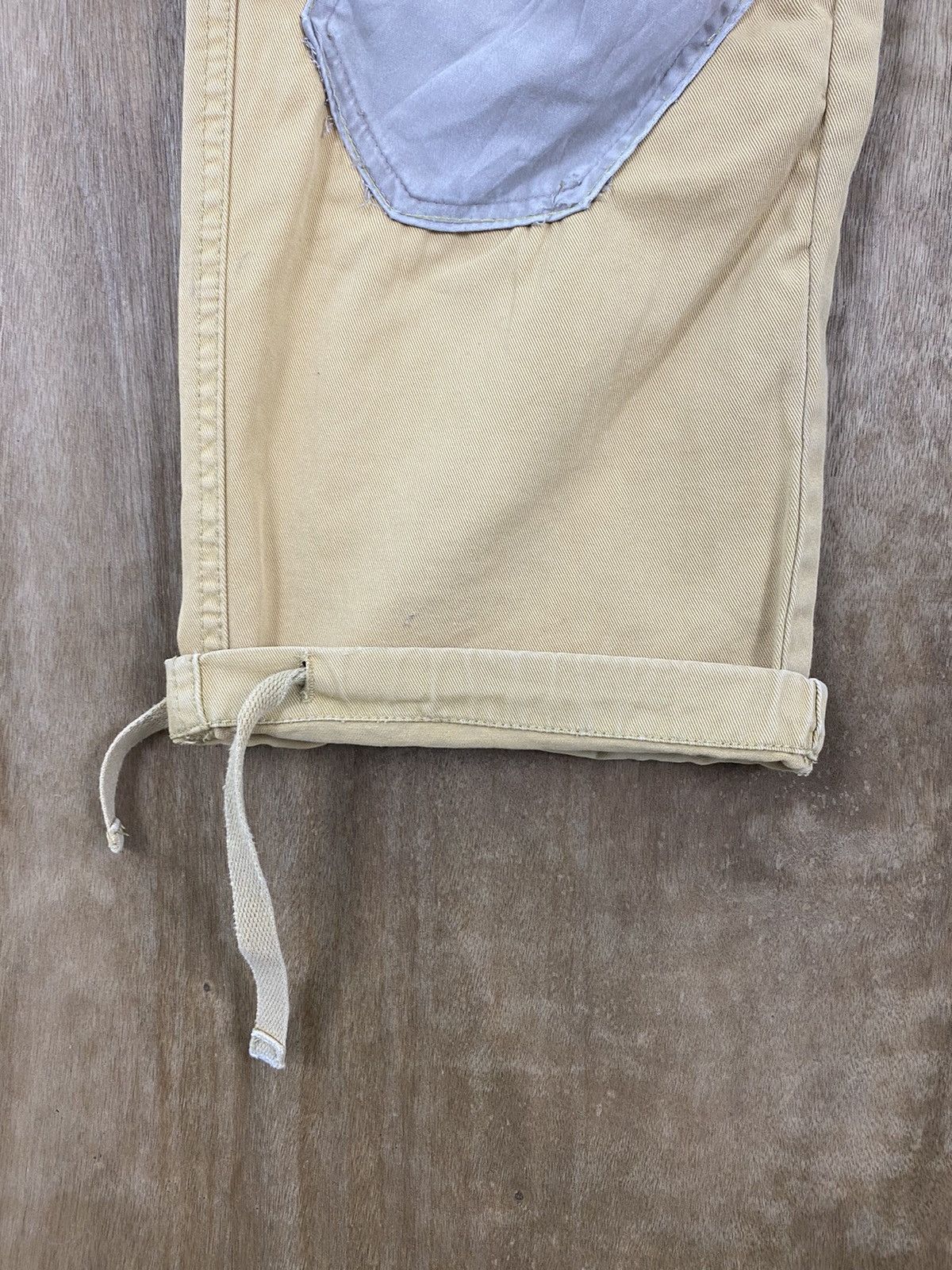 Japanese Brand DL Matchstick Reconstructed Patchwork Cargo Pants #W1779DL Size US 35 - 12 Thumbnail
