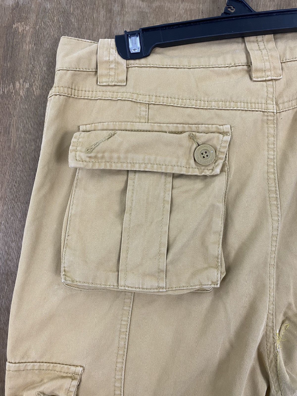 Japanese Brand DL Matchstick Reconstructed Patchwork Cargo Pants #W1779DL Size US 35 - 16 Thumbnail