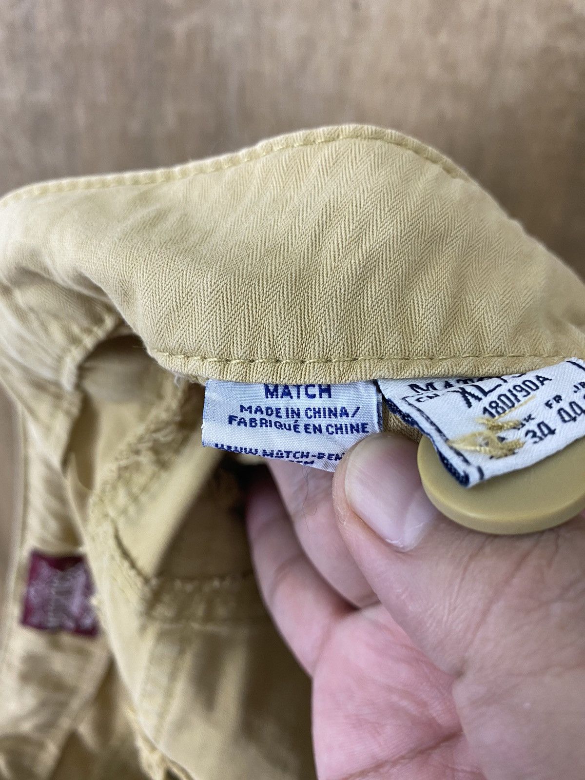 Japanese Brand DL Matchstick Reconstructed Patchwork Cargo Pants #W1779DL Size US 35 - 21 Thumbnail