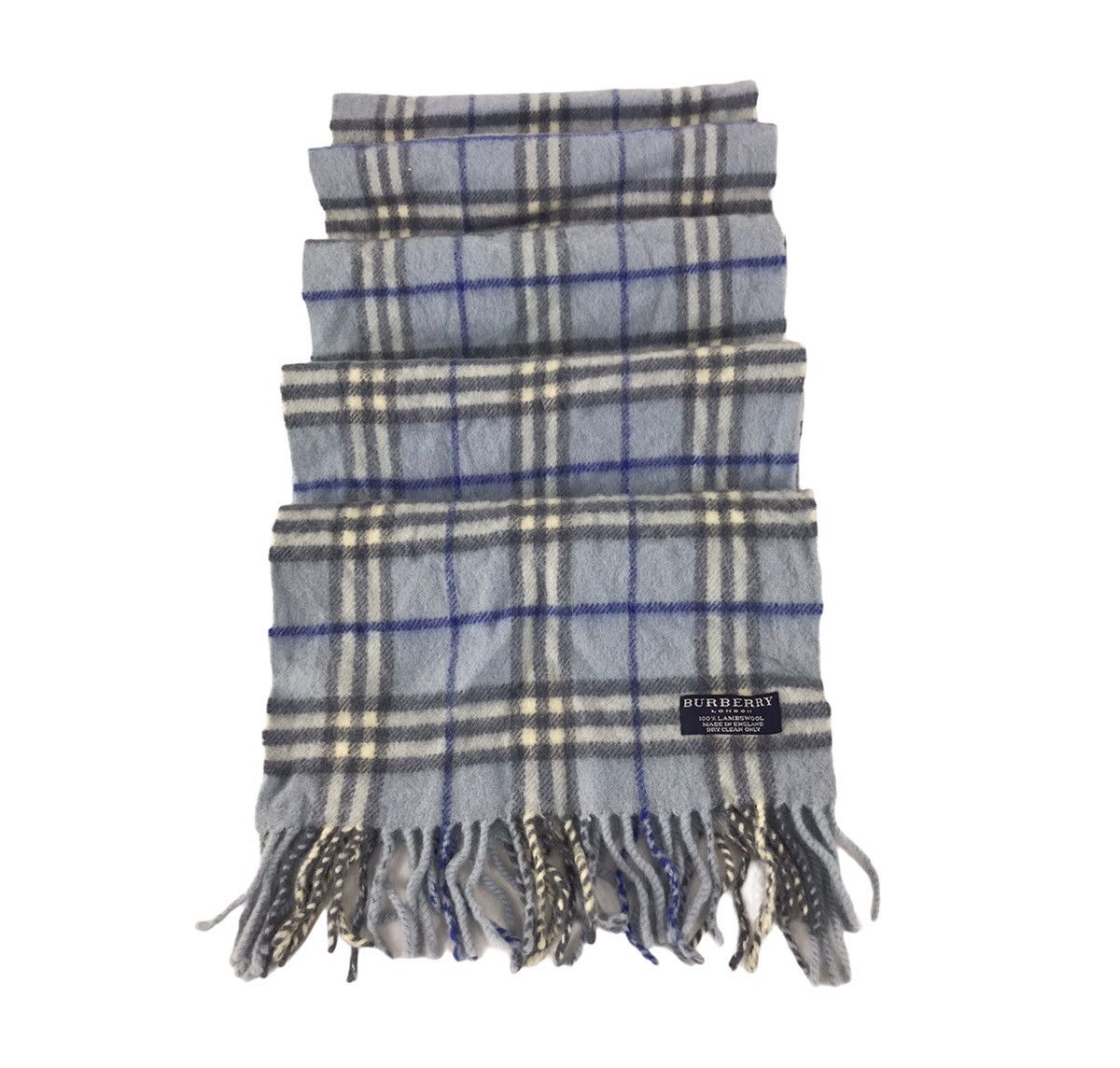 Burberry × Other Vintage Burberry London Nova Checked Monogram Muffler Size ONE SIZE - 1 Thumbnail