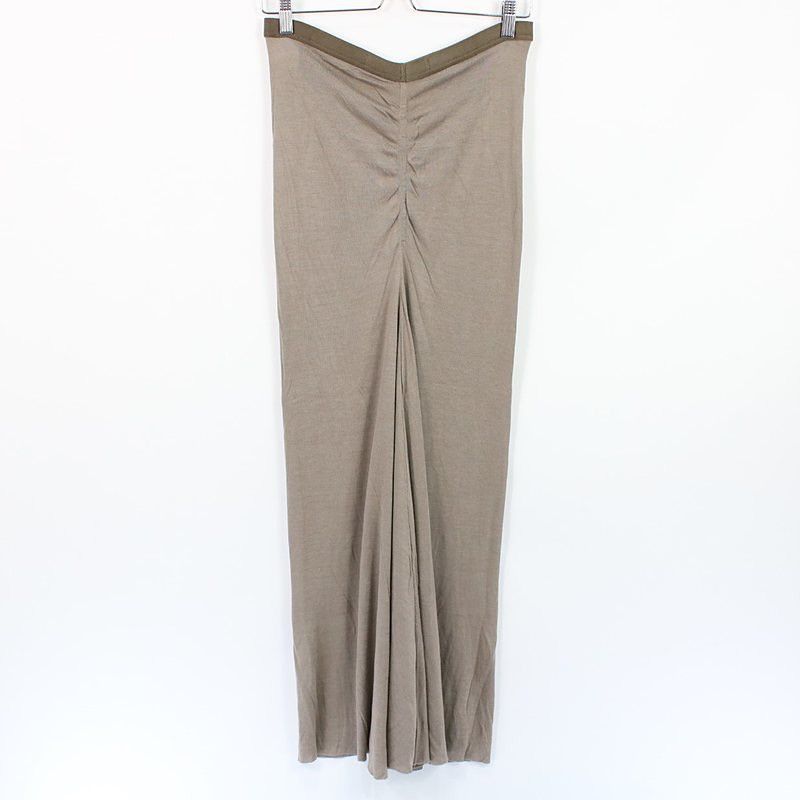 Rick Owens SS2004 CITROEN Silk Long Skirt Size 27" / US 4 / IT 40 - 5 Thumbnail