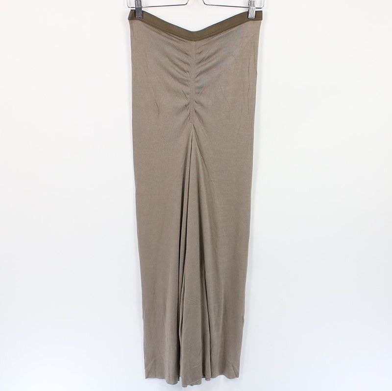 Rick Owens SS2004 CITROEN Silk Long Skirt Size 27" / US 4 / IT 40 - 1 Thumbnail