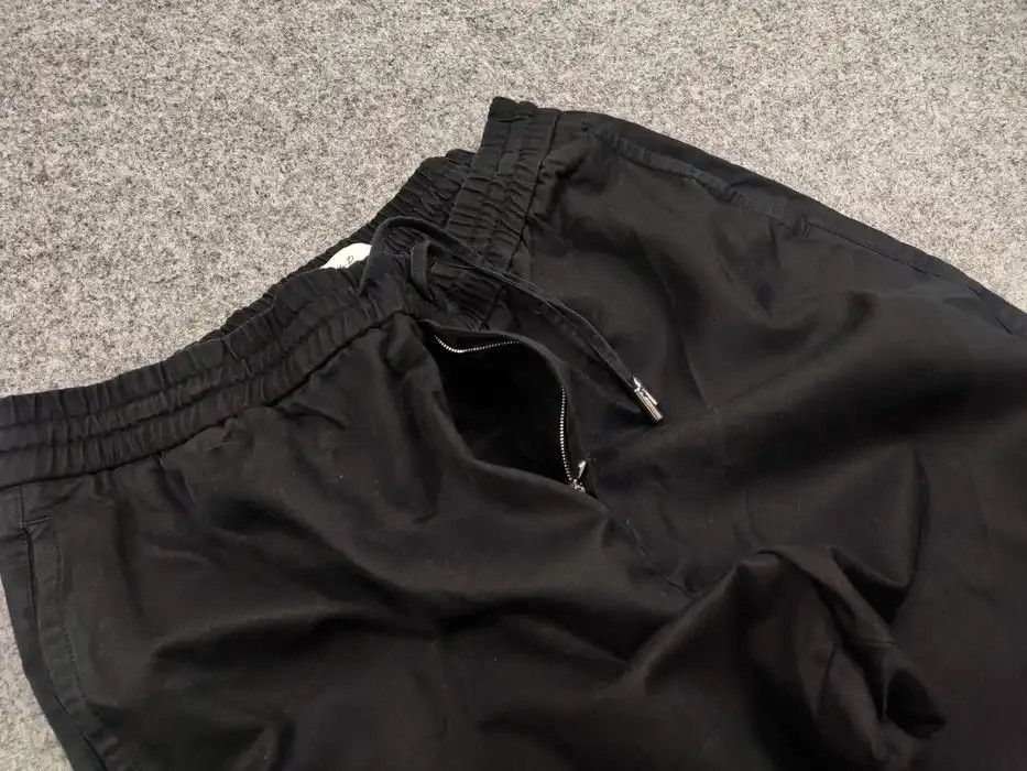 Mr P. Mr P. Porter Designer Black Cropped Mens Lined Cotton Pants Size US 34 / EU 50 - 7 Thumbnail