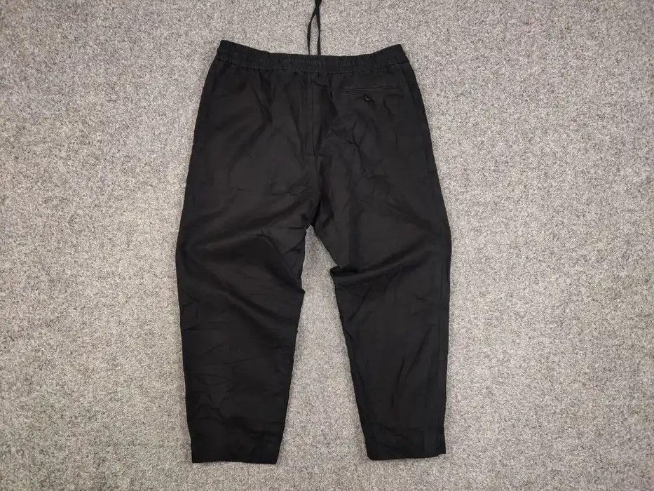 Mr P. Mr P. Porter Designer Black Cropped Mens Lined Cotton Pants Size US 34 / EU 50 - 5 Thumbnail