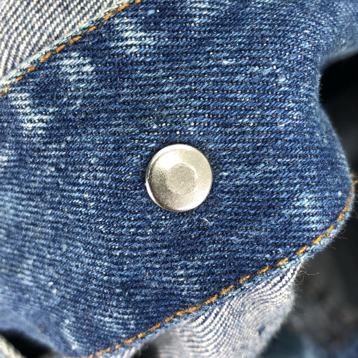 Japanese Brand Vintage 90's Denim Jacket Nice Design by Gaz & Electricite Size US L / EU 52-54 / 3 - 15 Thumbnail