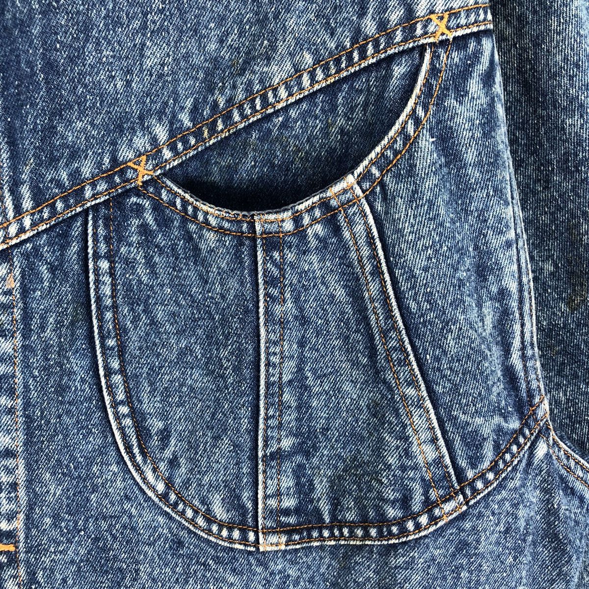 Japanese Brand Vintage 90's Denim Jacket Nice Design by Gaz & Electricite Size US L / EU 52-54 / 3 - 8 Thumbnail