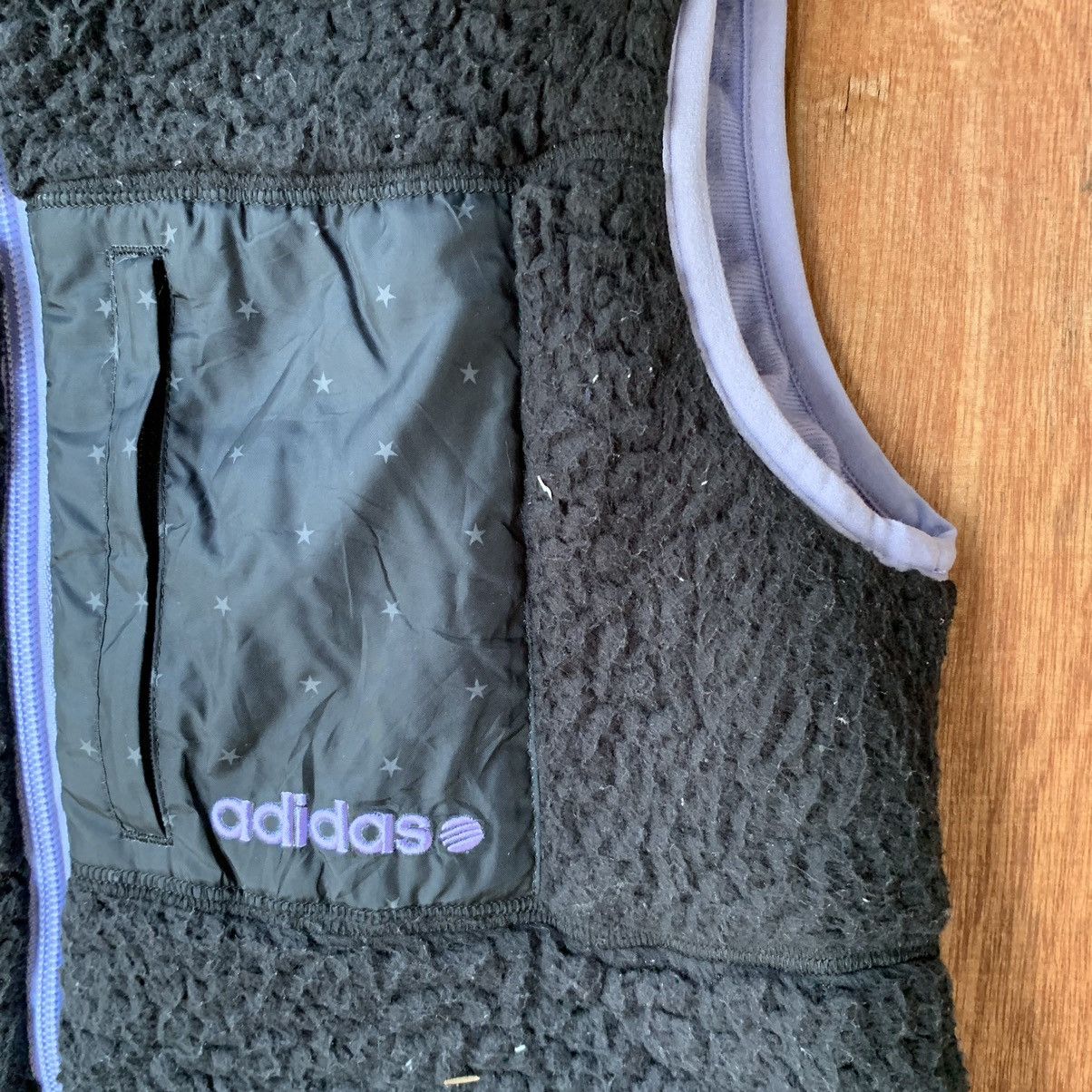 Adidas × Vintage Vtg Adidas vest fleece jacket Size S / US 4 / IT 40 - 5 Thumbnail