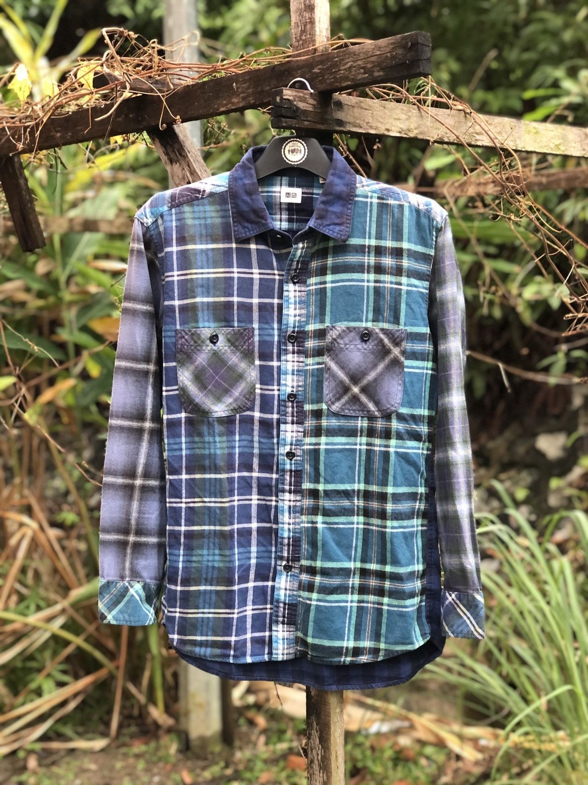 Uniqlo Uniqlo Flannel Multi Shadow Plaid Travis Scott Style Shirts Size US S / EU 44-46 / 1 - 1 Thumbnail
