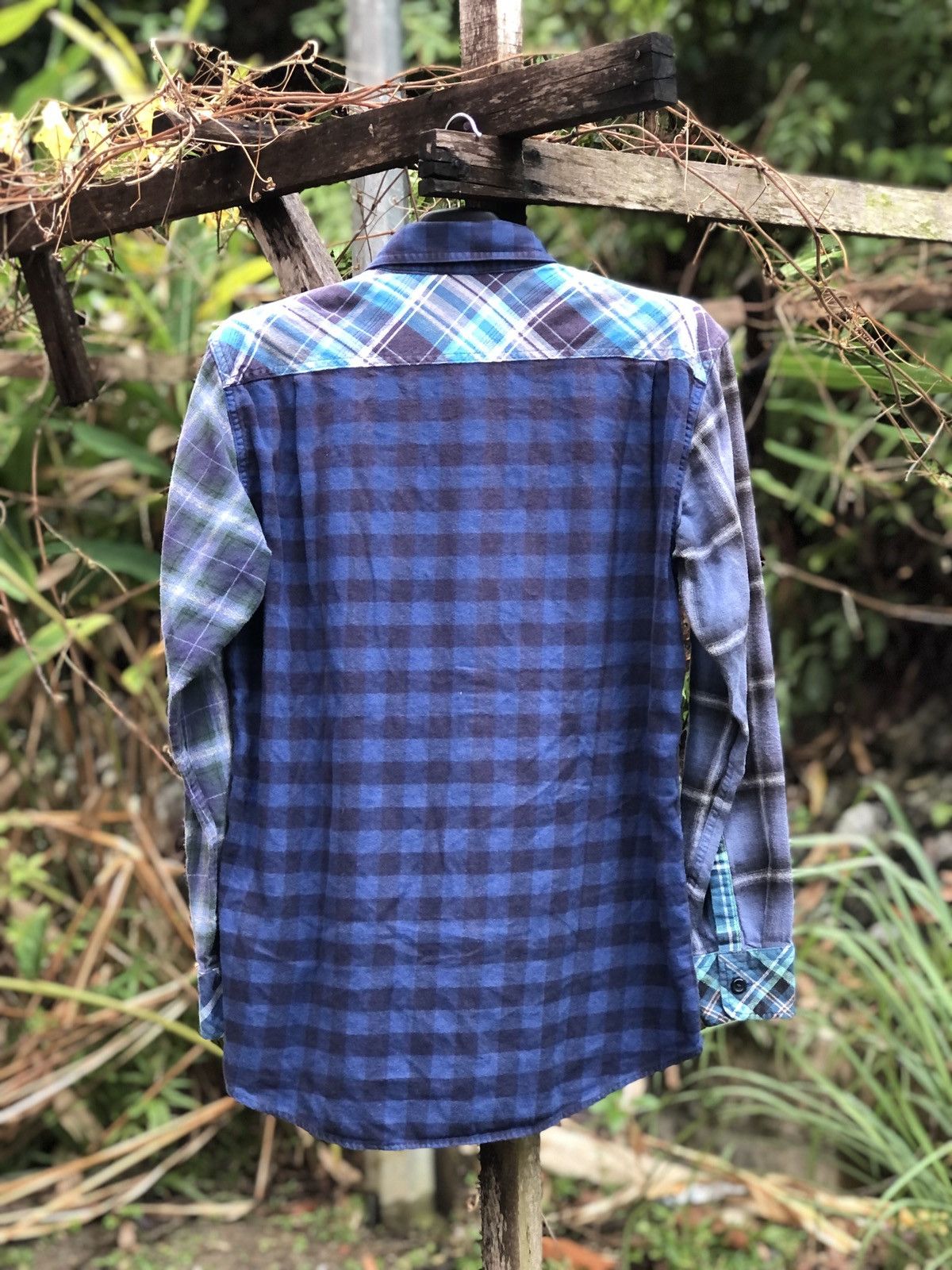 Uniqlo Uniqlo Flannel Multi Shadow Plaid Travis Scott Style Shirts Size US S / EU 44-46 / 1 - 4 Thumbnail