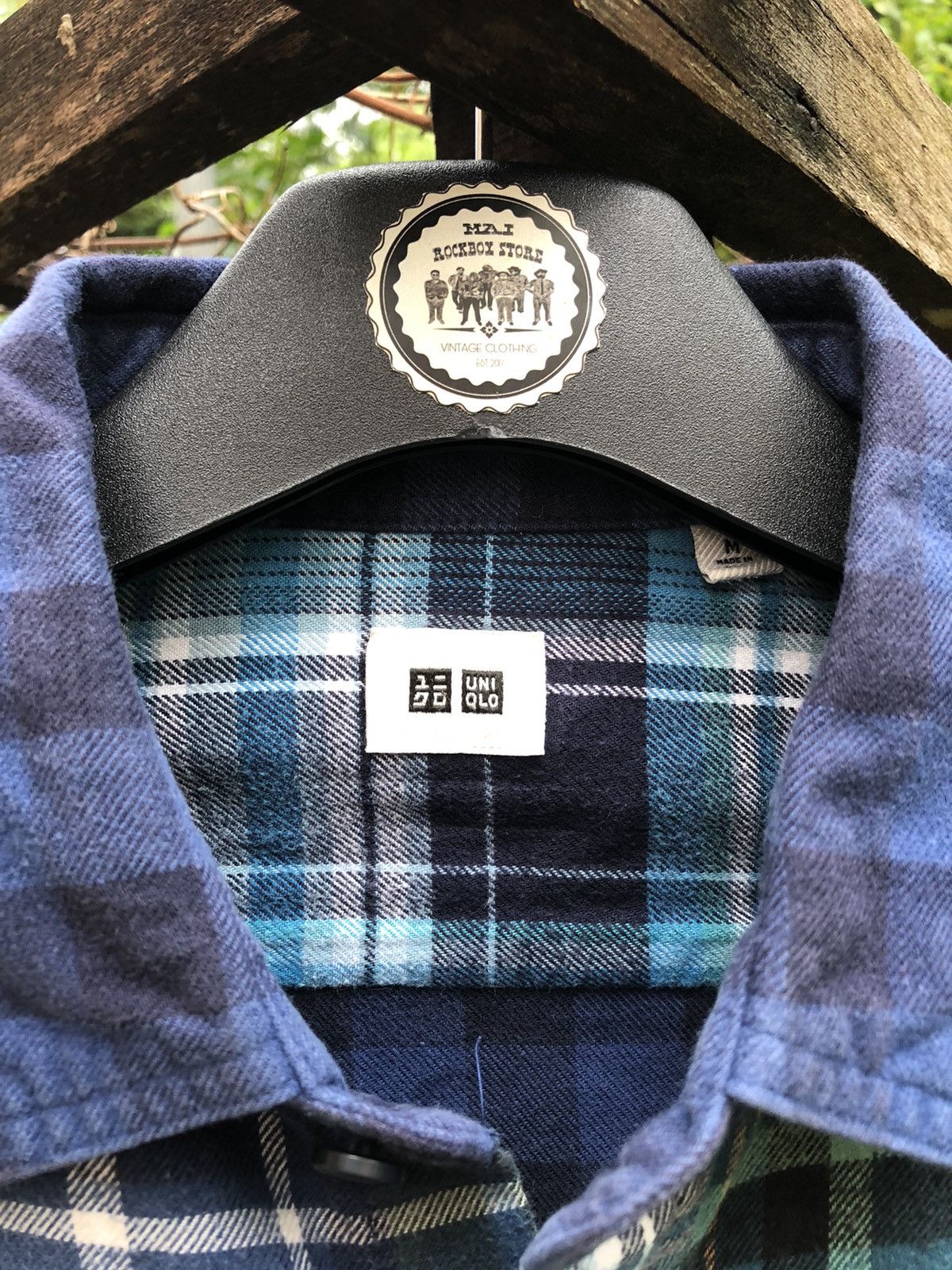 Uniqlo Uniqlo Flannel Multi Shadow Plaid Travis Scott Style Shirts Size US S / EU 44-46 / 1 - 11 Thumbnail