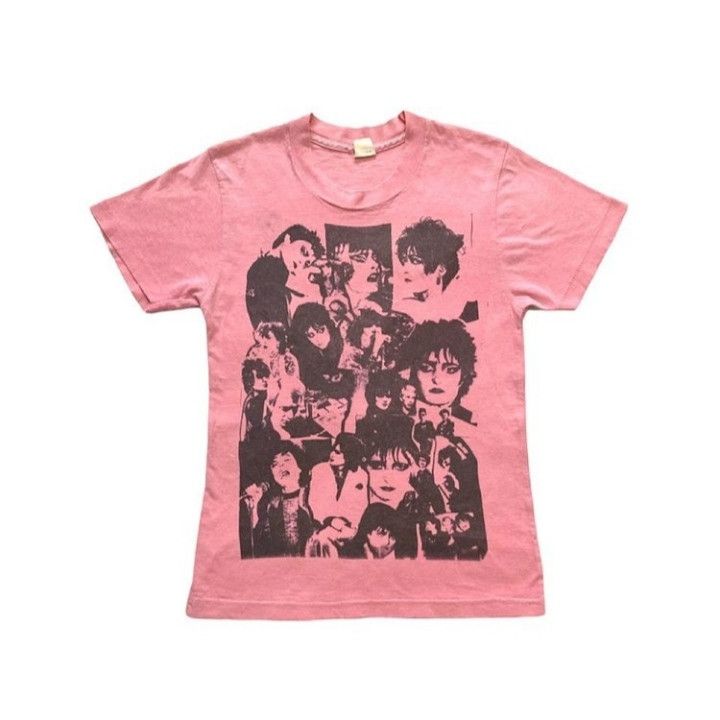 Vintage 80s Siouxsie Sioux And Banshees Baby Doll Tee Size US S / EU 44-46 / 1 - 1 Thumbnail