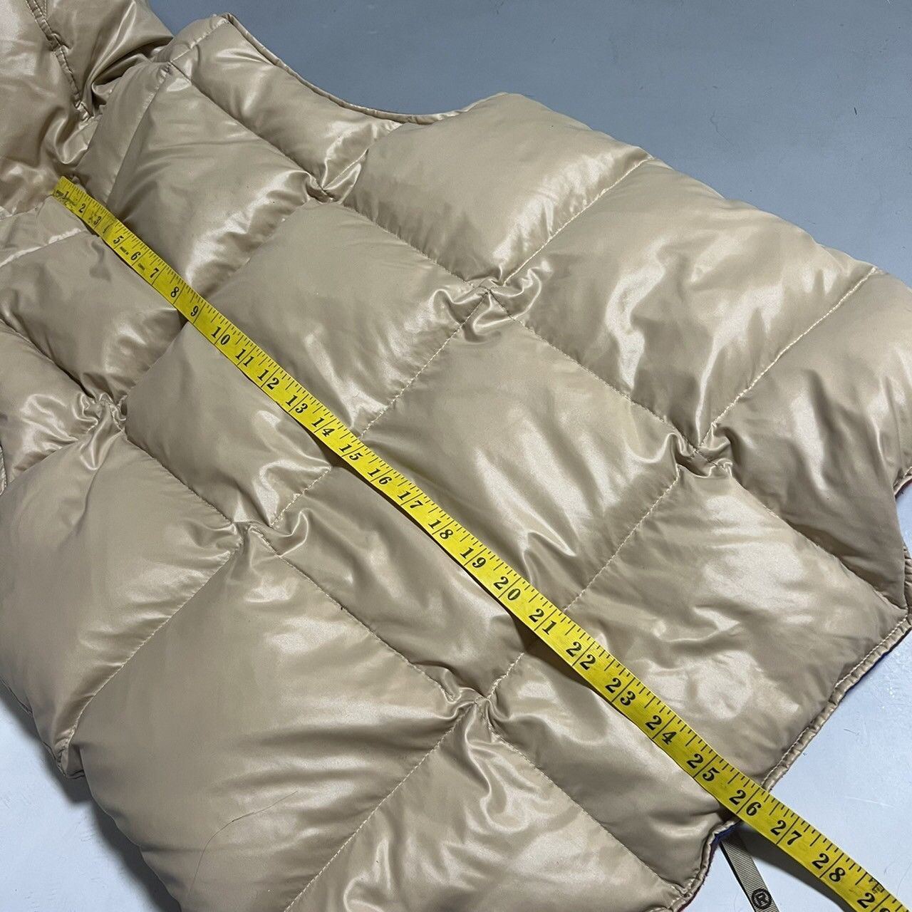 Bape BAPE APE HEAD Puffer vest beige/Red check Size US M / EU 48-50 / 2 - 9 Thumbnail