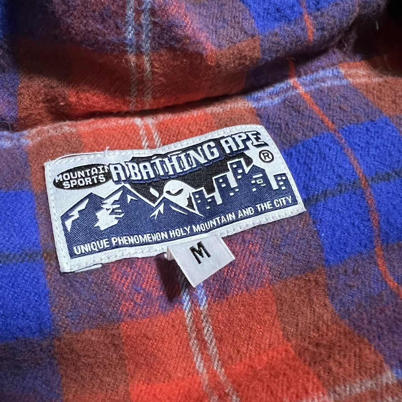 Bape BAPE APE HEAD Puffer vest beige/Red check Size US M / EU 48-50 / 2 - 4 Thumbnail