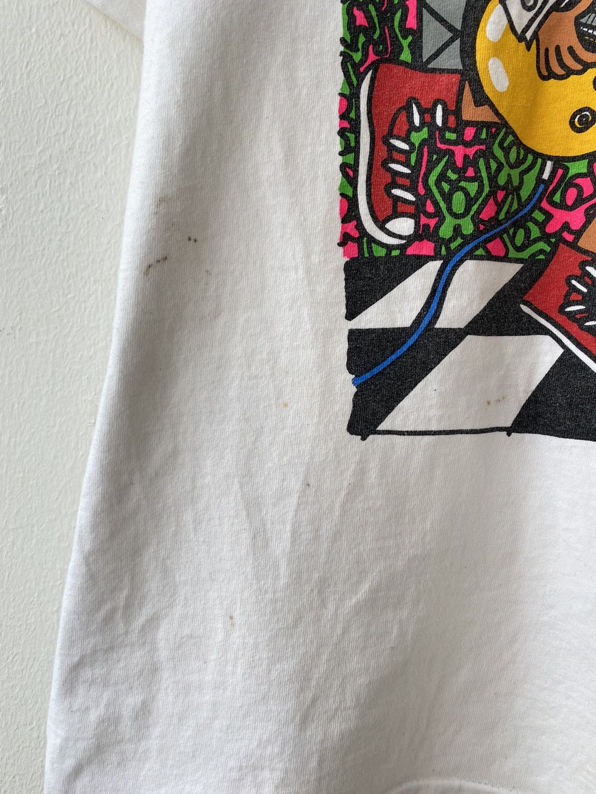 Band Tees Vintage 90s B’Z Japanese Guitarist Tak Matsumoto White Tee Size US XL / EU 56 / 4 - 11 Thumbnail