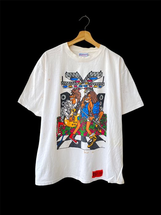 Vintage Vintage 90s B’Z Japanese Guitarist Tak Matsumoto White Tee ...