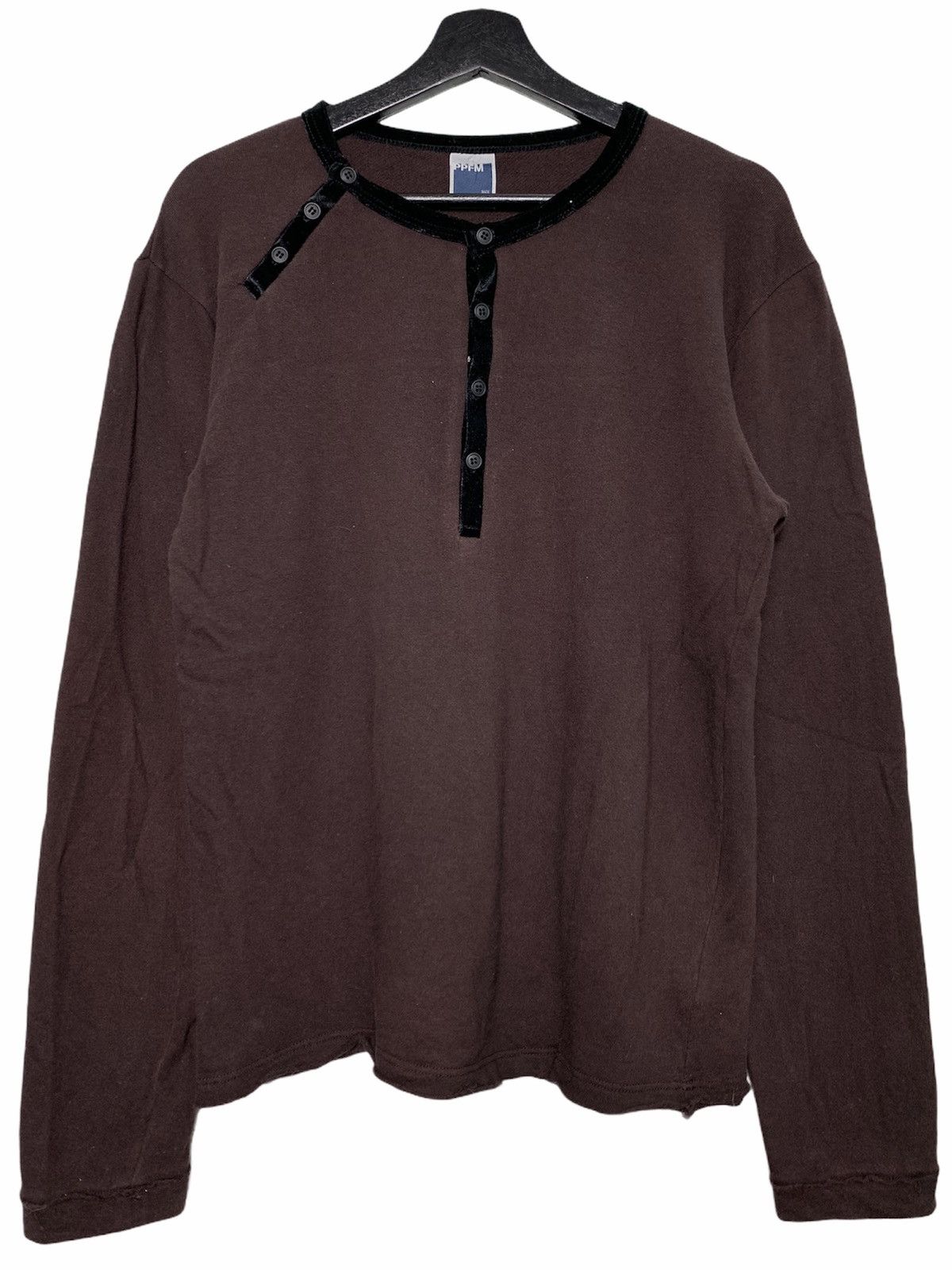 PPFM Button Brown Travis Scott Flacko Sweatshirt
