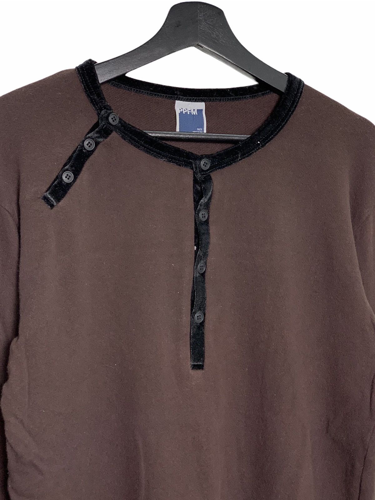 Designer PPFM Button Brown Travis Scott Flacko Sweatshirt Size US S / EU 44-46 / 1 - 2 Thumbnail