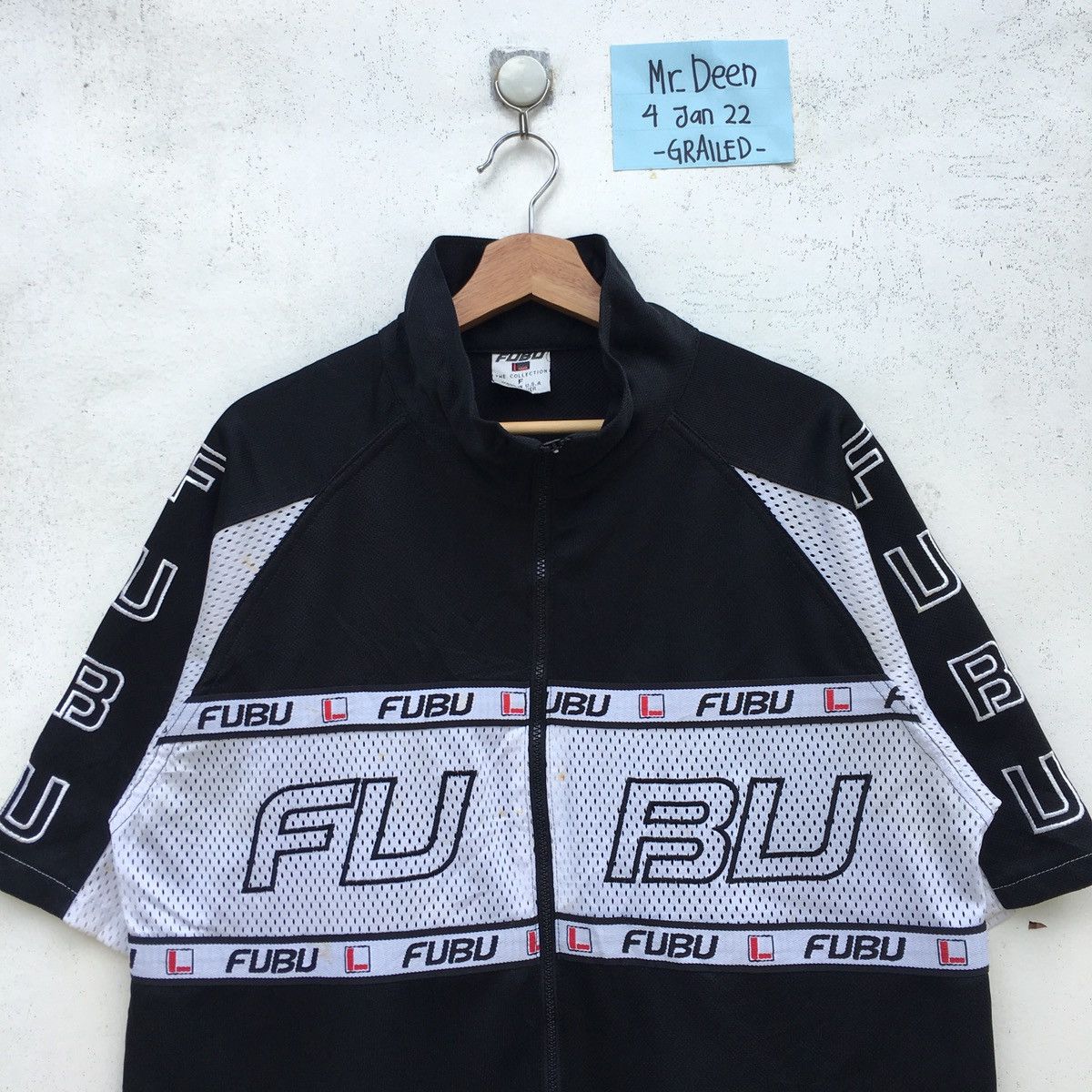 Fubu Rare Vintage FUBU Big Logo Zip Up Shirt Size US XL / EU 56 / 4 - 5 Thumbnail