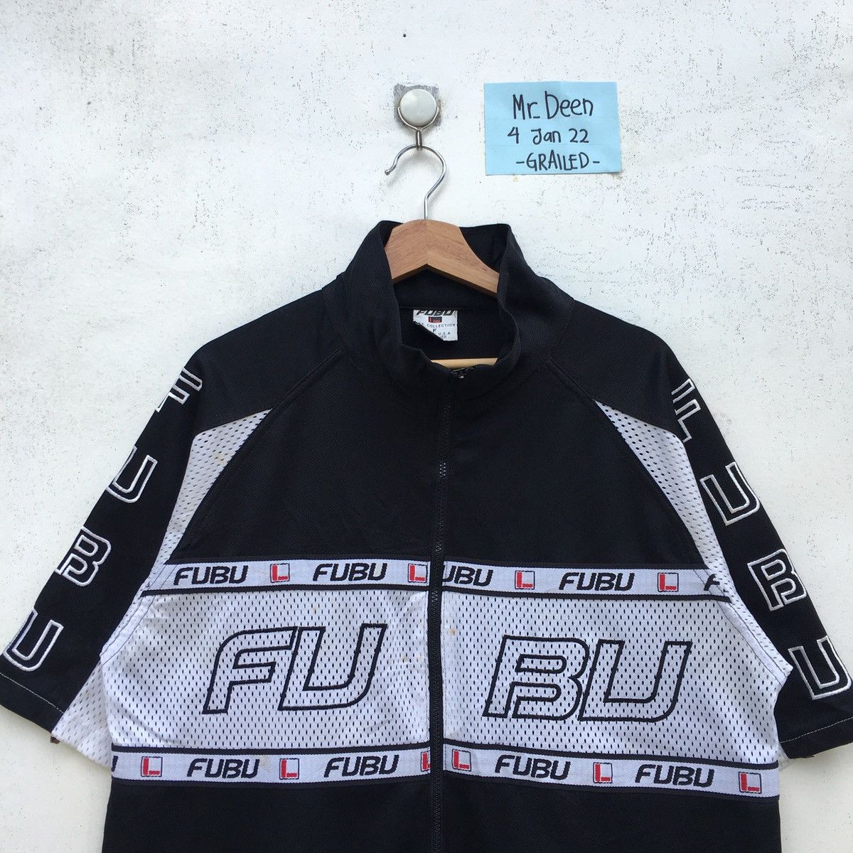 Fubu Rare Vintage FUBU Big Logo Zip Up Shirt Size US XL / EU 56 / 4 - 4 Thumbnail