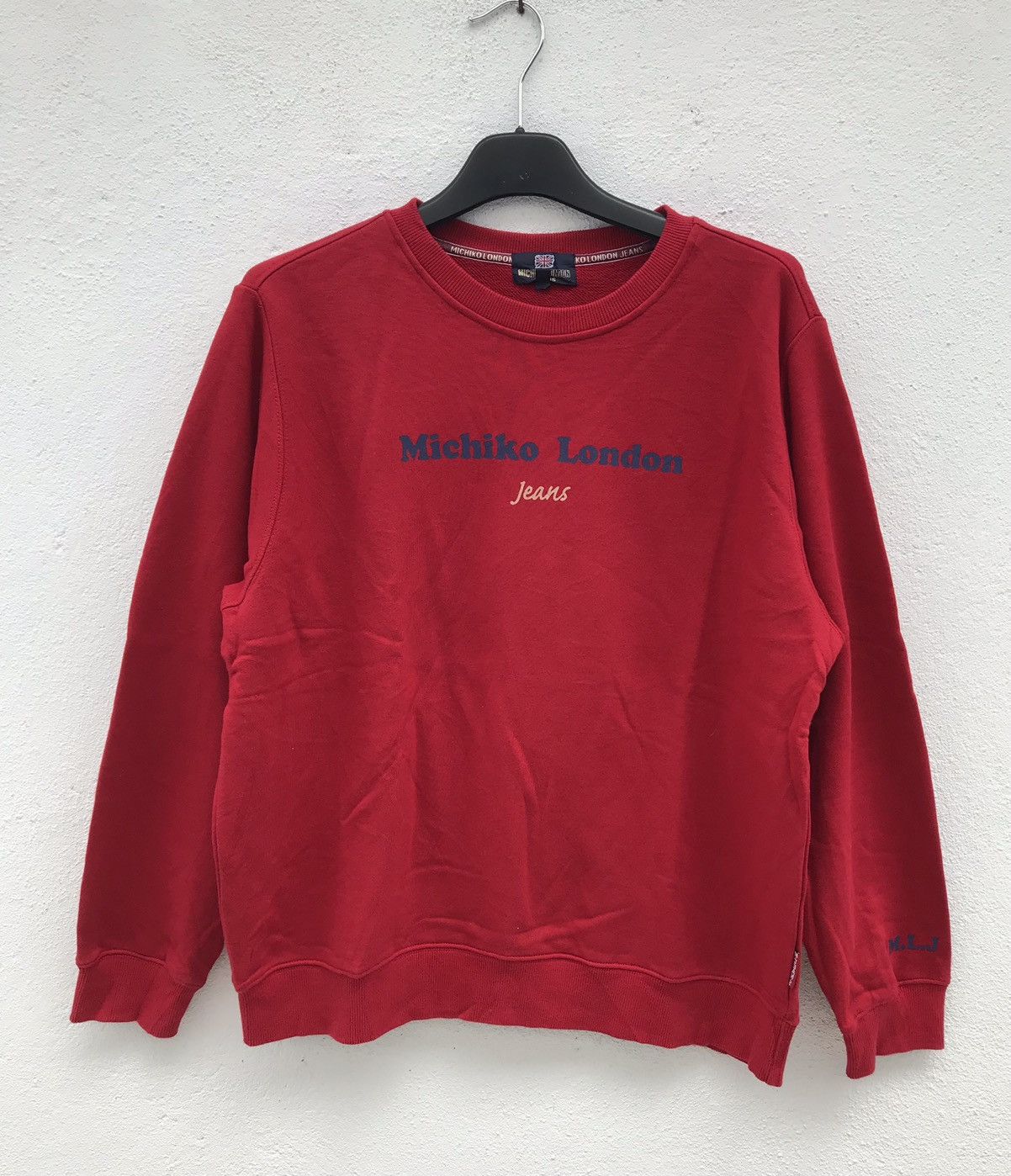 Michiko Koshino London Michiko London Jeans Big Logo Sweatshirt Size US L / EU 52-54 / 3 - 1 Thumbnail