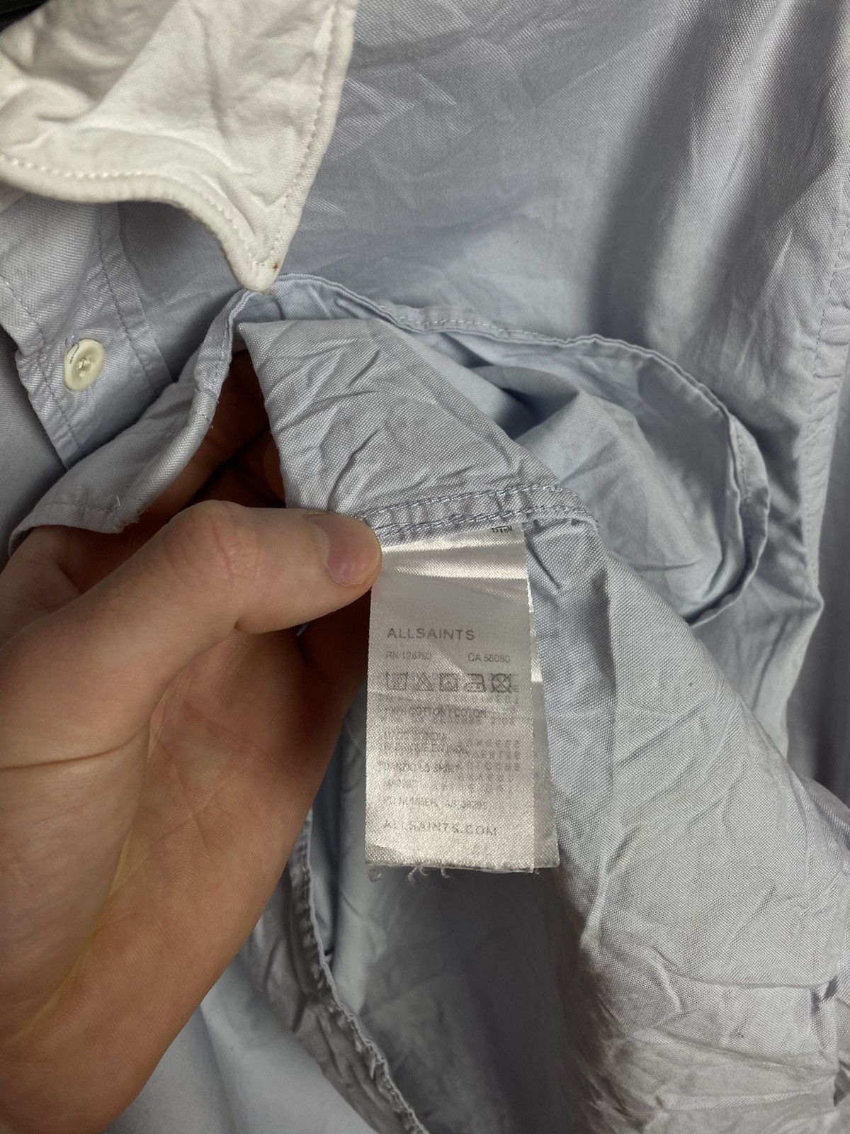 Allsaints Allsaints luxury streetwear shirt Size US L / EU 52-54 / 3 - 6 Thumbnail