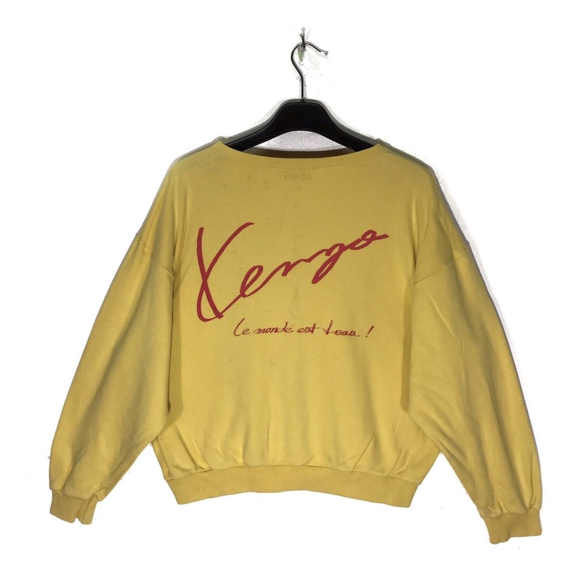 Kenzo × Vintage Made In Japan Kenzo Paris Big Logo Sweatshirt Size US M / EU 48-50 / 2 - 1 Thumbnail