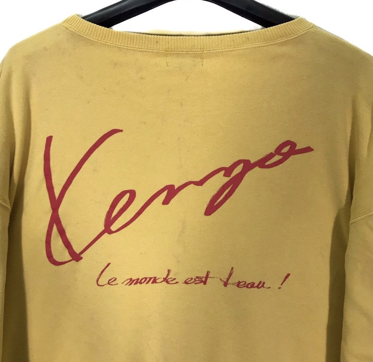 Kenzo × Vintage Made In Japan Kenzo Paris Big Logo Sweatshirt Size US M / EU 48-50 / 2 - 2 Thumbnail
