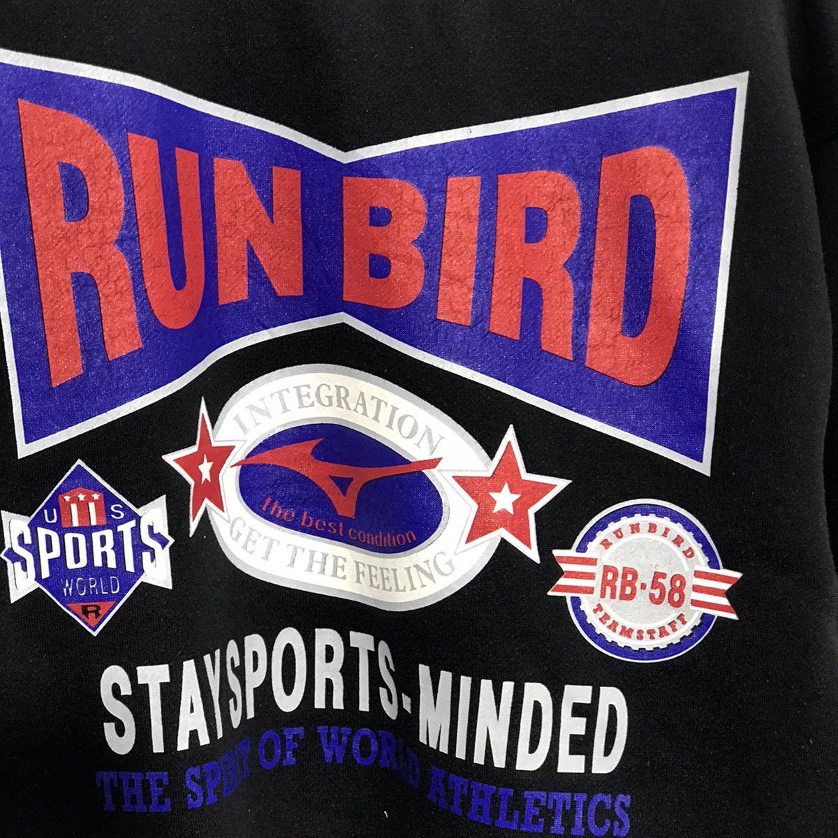 Japanese Brand × Mizuno Run Bird Spell out Big Logo Sweatshirt Size US L / EU 52-54 / 3 - 2 Thumbnail