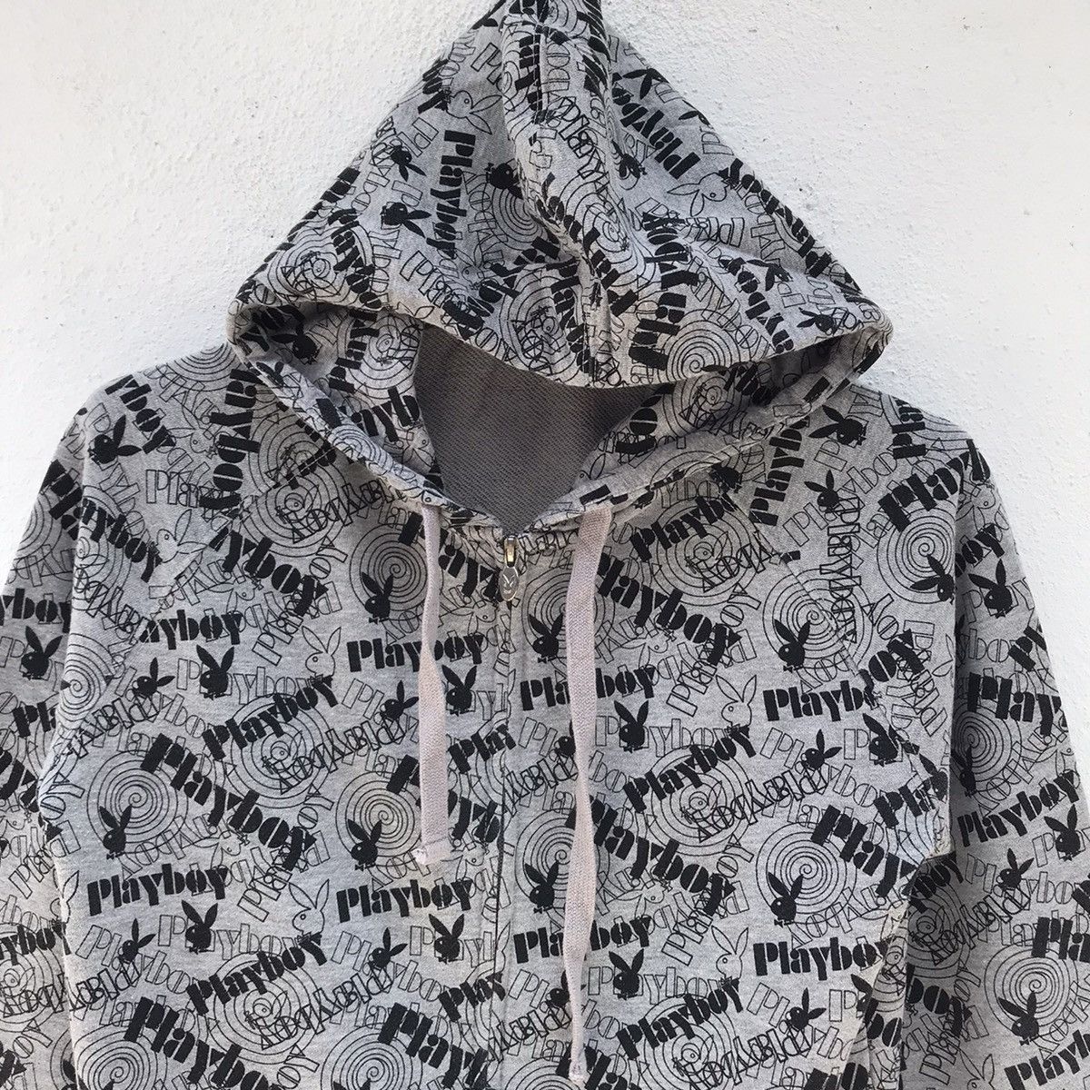 Playboy × Vintage Vintage Playboy Monogram Hoodie Sweatshirt Size US XS / EU 42 / 0 - 2 Thumbnail