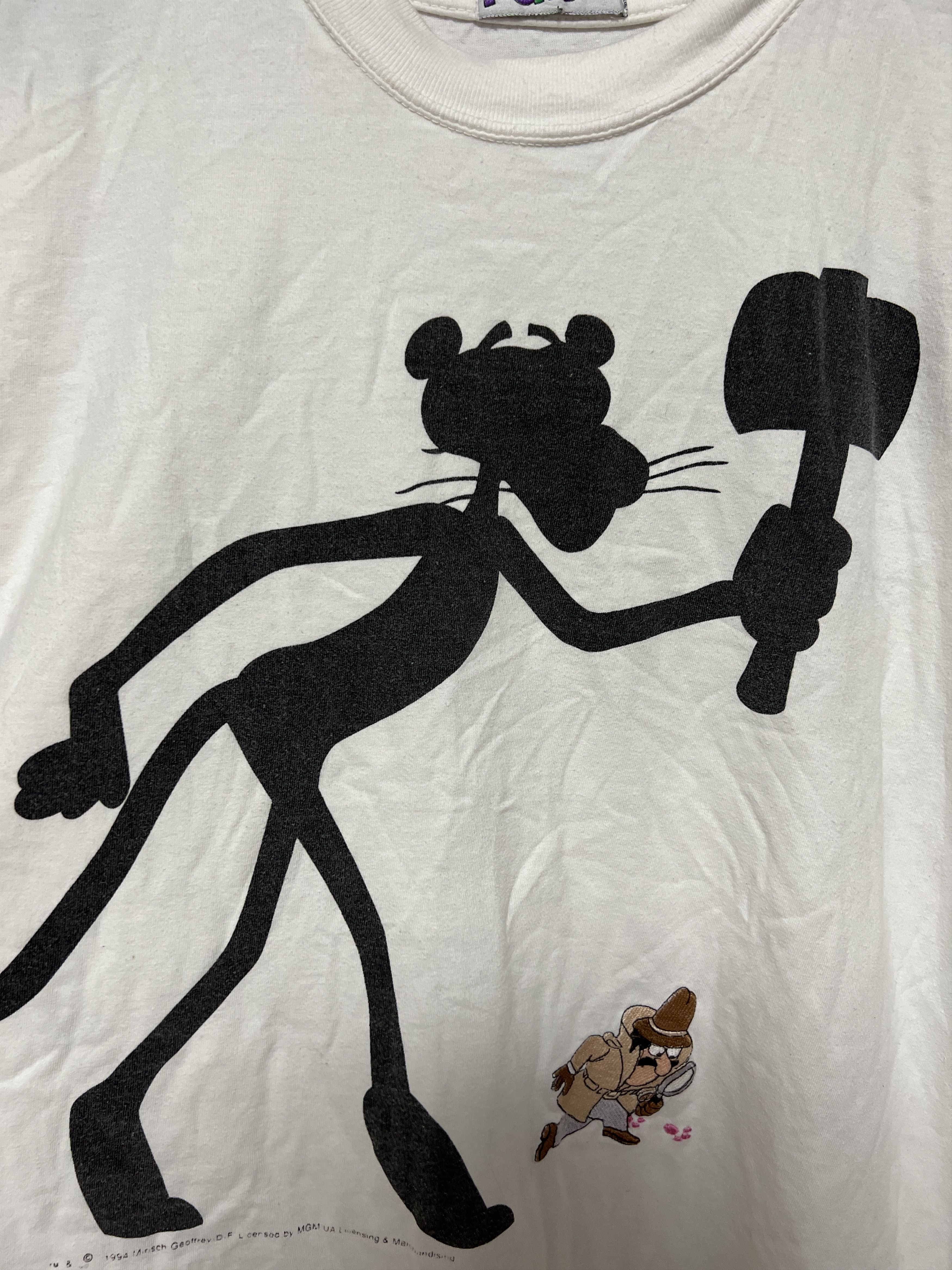 Cartoon Network × Vintage Vintage 1994 Pink Panther Movie T-shirt Size US L / EU 52-54 / 3 - 4 Thumbnail