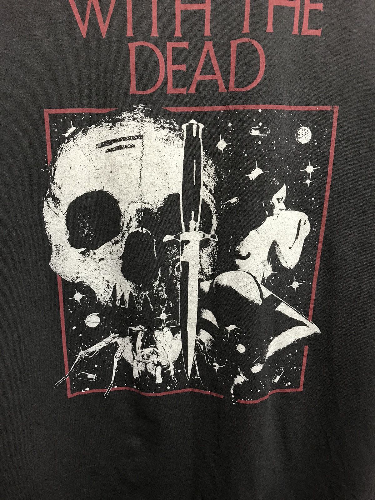 Band Tees × Vintage Vintage With the Dead band rock tee Size US XL / EU 56 / 4 - 3 Thumbnail