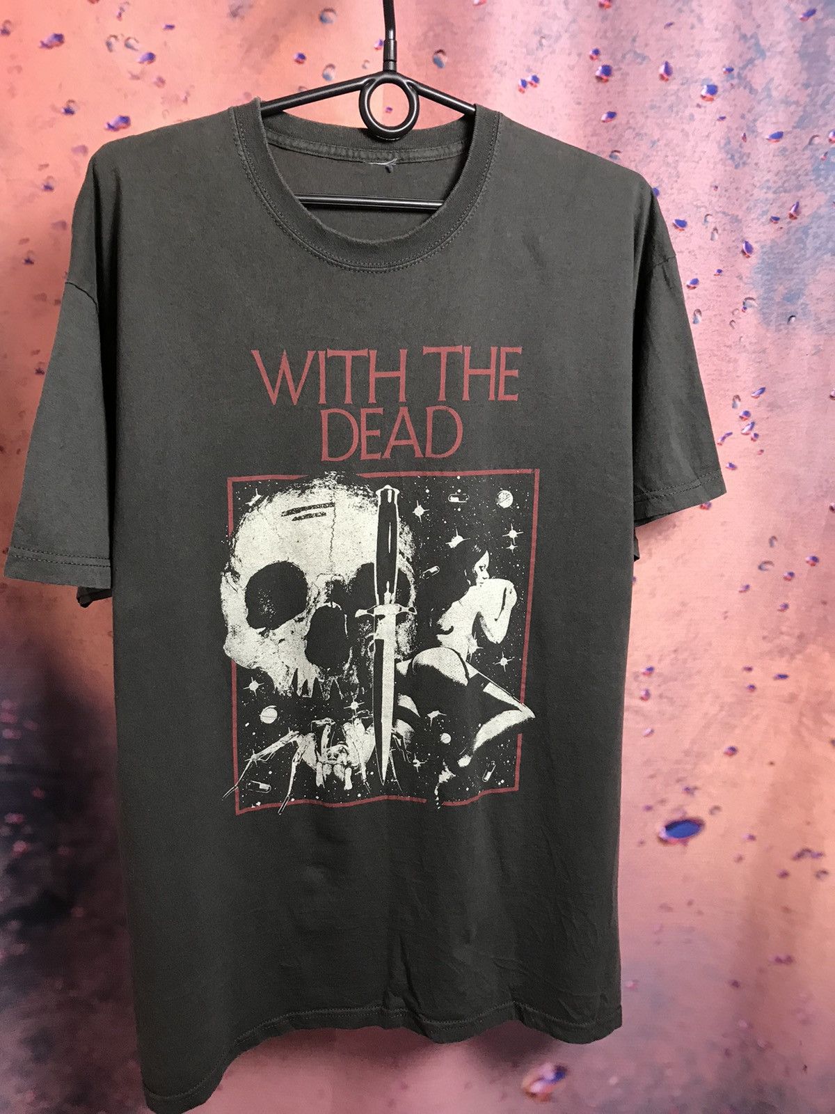 Band Tees × Vintage Vintage With the Dead band rock tee Size US XL / EU 56 / 4 - 2 Thumbnail