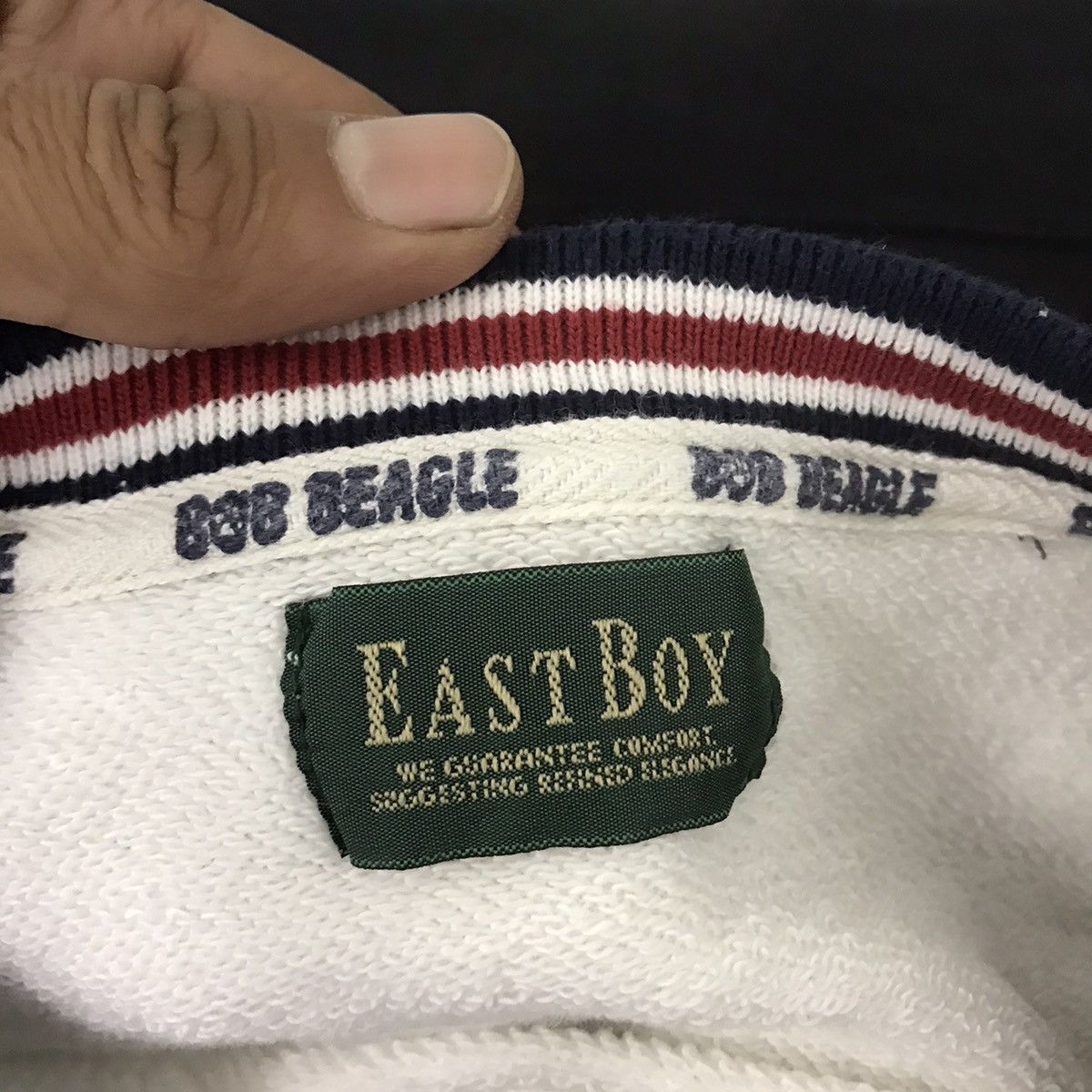 Japanese Brand Bob Beagle Eastboy Mirror Sweatshirt Size US M / EU 48-50 / 2 - 3 Thumbnail