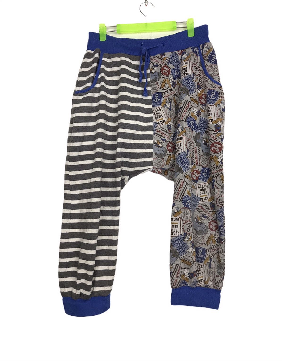 Anime Vtg Disney Donald Duck Sleeping Pant Full All Over Printed Size 31" - 1 Thumbnail