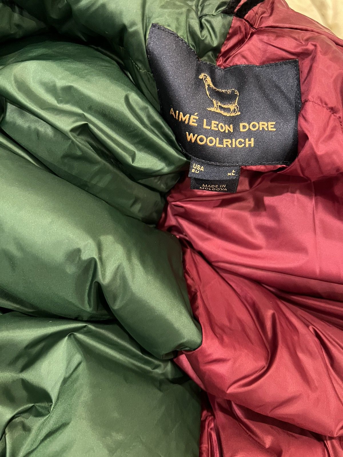 Aime Leon Dore × Woolrich Woolen Mills Color Block Down Jacket - L Size US L / EU 52-54 / 3 - 7 Thumbnail