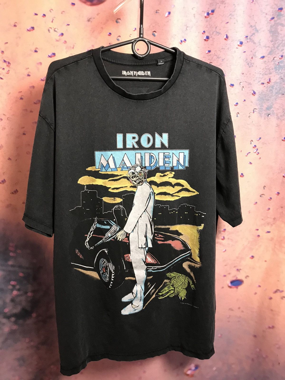 Band Tees × Iron Maiden × Vintage Vintage Iron Maiden band rock tee Size US XL / EU 56 / 4 - 2 Thumbnail