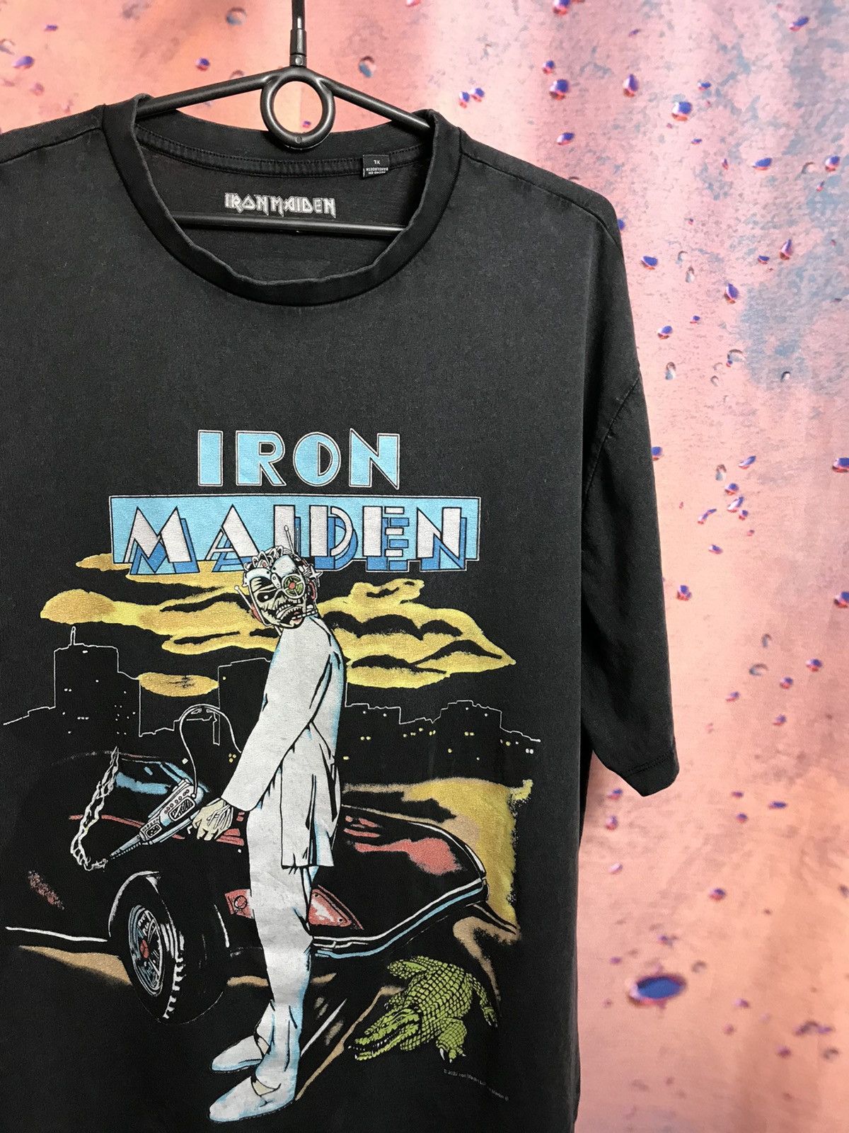 Band Tees × Iron Maiden × Vintage Vintage Iron Maiden band rock tee Size US XL / EU 56 / 4 - 1 Thumbnail
