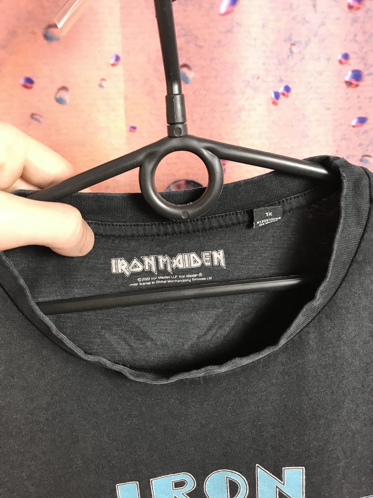 Band Tees × Iron Maiden × Vintage Vintage Iron Maiden band rock tee Size US XL / EU 56 / 4 - 5 Thumbnail