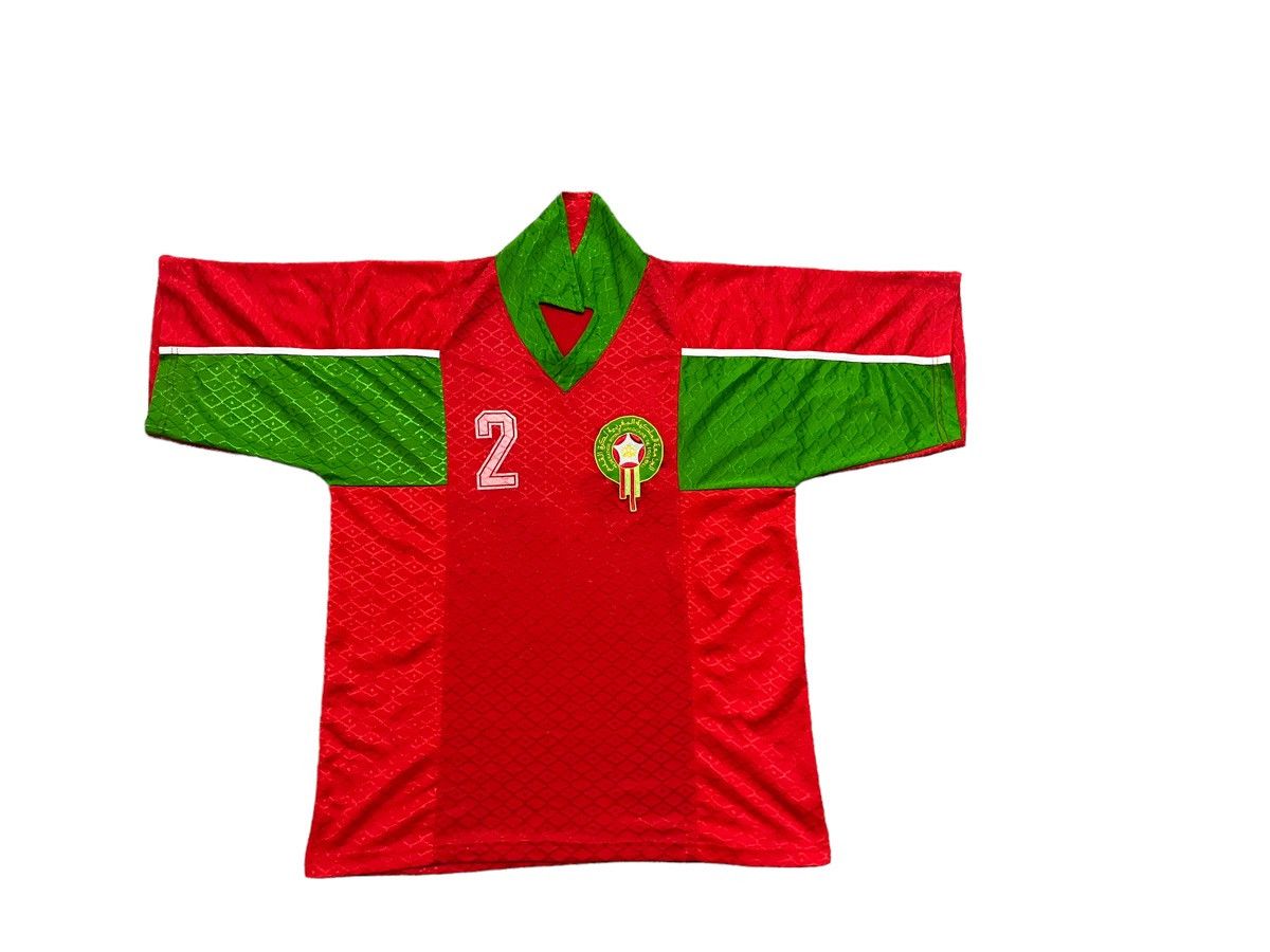 Vintage Vintage Morocco/Maghribi World Cup Jersey Size US L / EU 52-54 / 3 - 1 Thumbnail