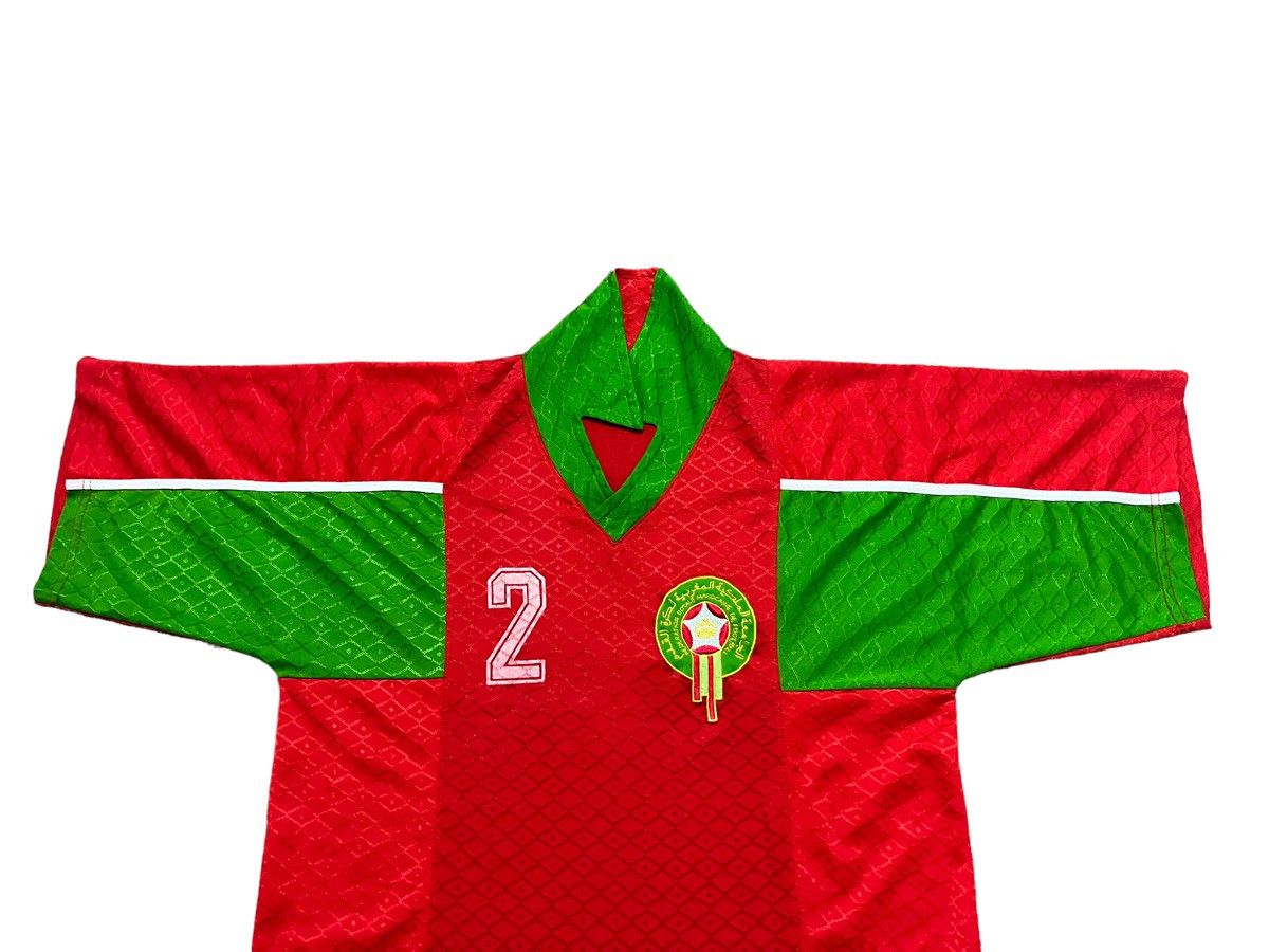 Vintage Vintage Morocco/Maghribi World Cup Jersey Size US L / EU 52-54 / 3 - 3 Thumbnail